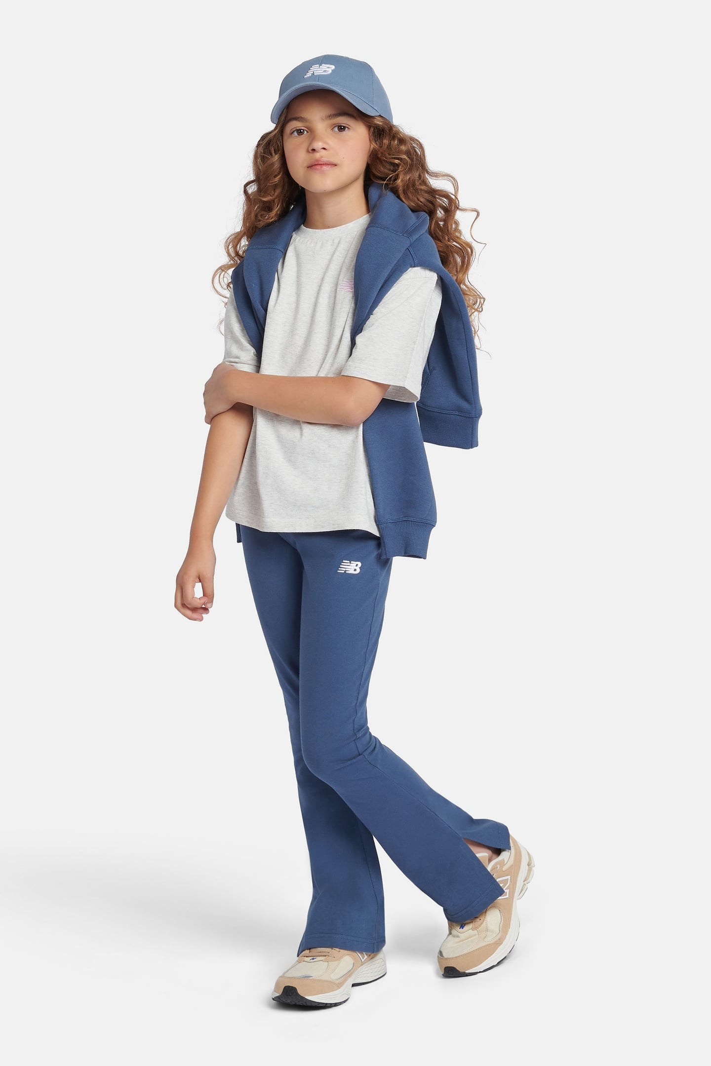 GRADE GIRLS SMALL LOGO JERSEY T-SHIRT ASH 4
