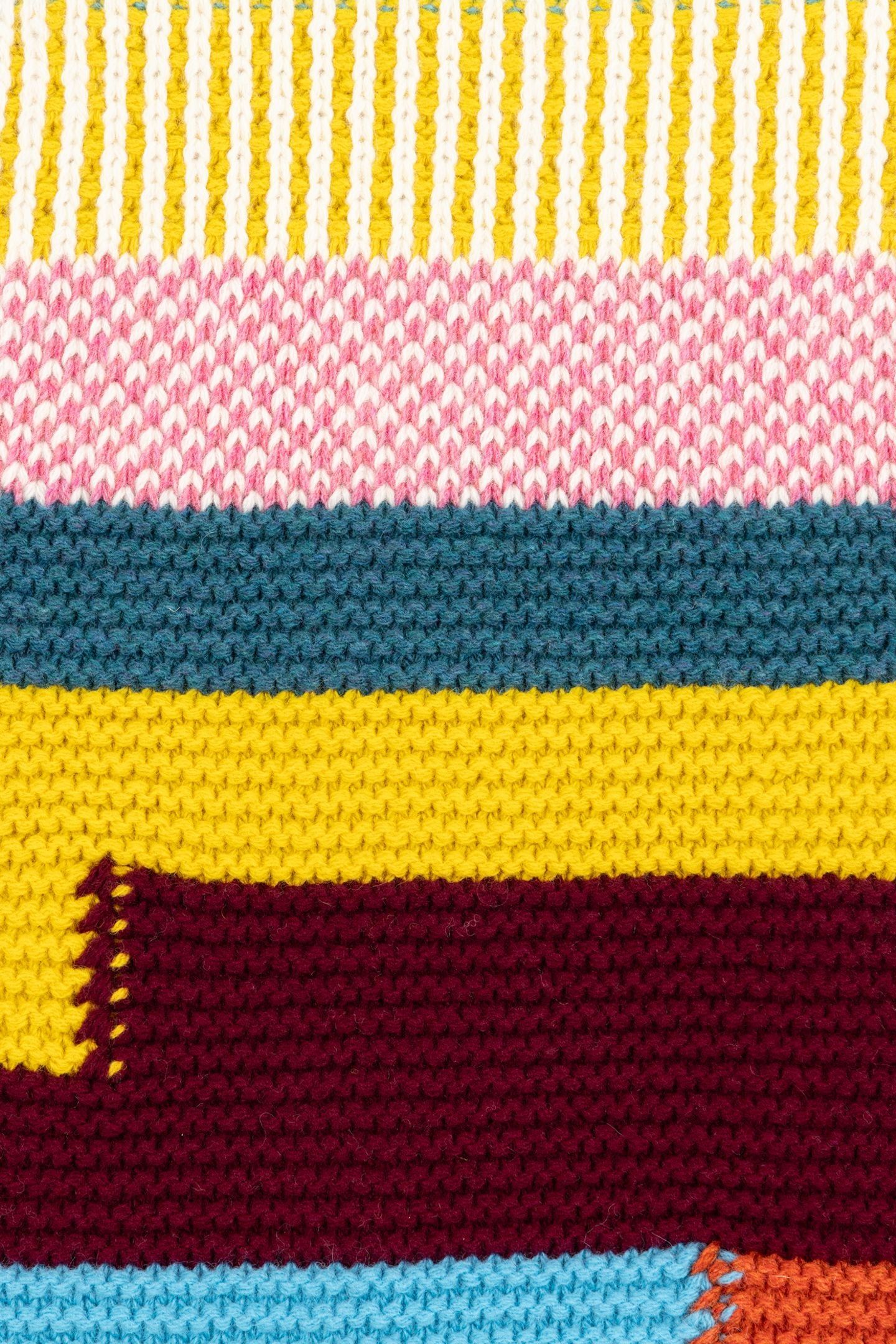 WOMEN SCARF SIG MASH UP MULTI COLOURED 9