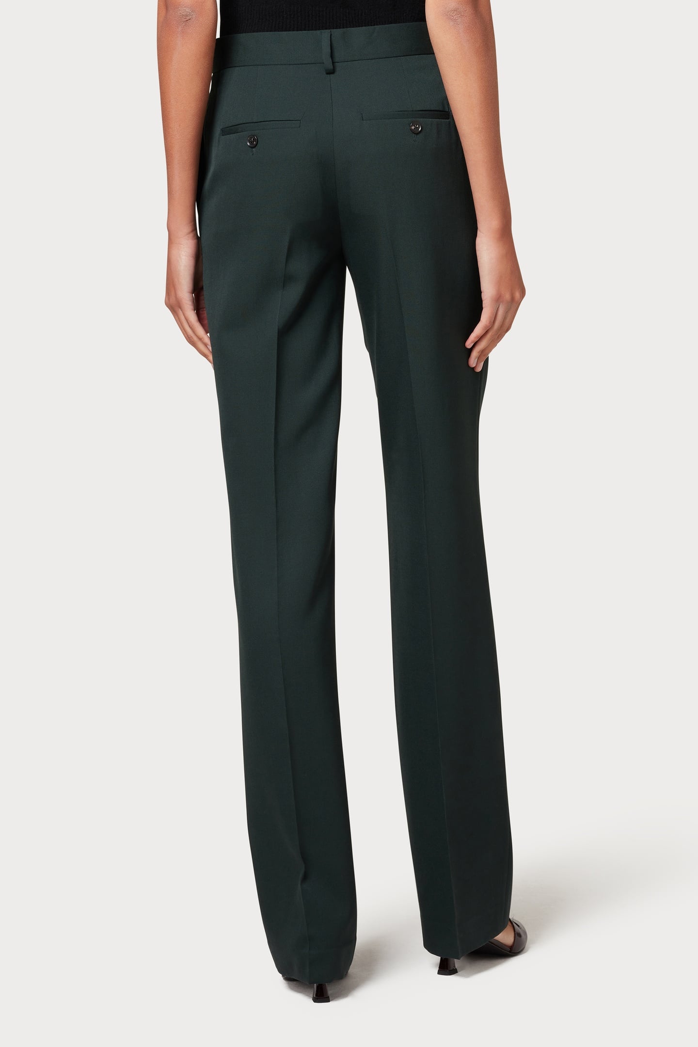 WOMENS TROUSERS PETROL GREEN 4