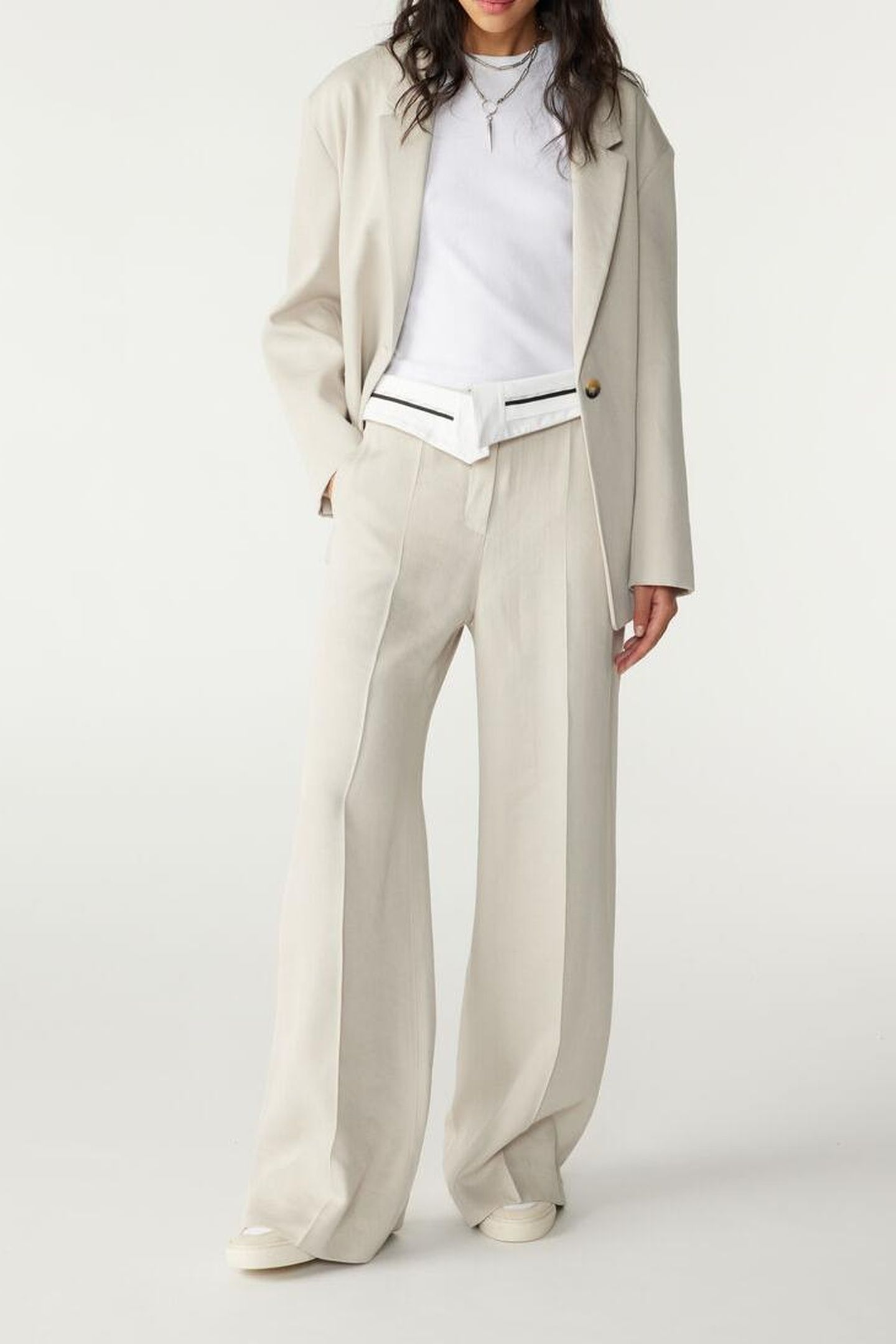 WIDE TROUSERS BEIGE 5