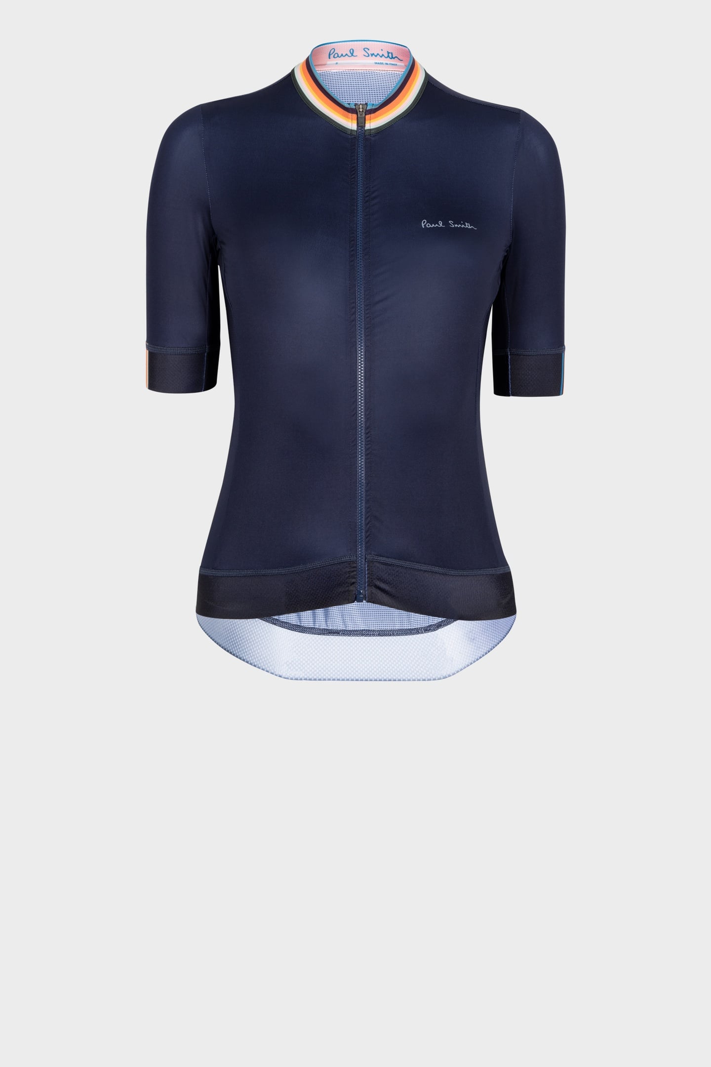 WOMENS CYCLE JERSEY S/S ARTIST STRIPE VERY DARK NAVY 3