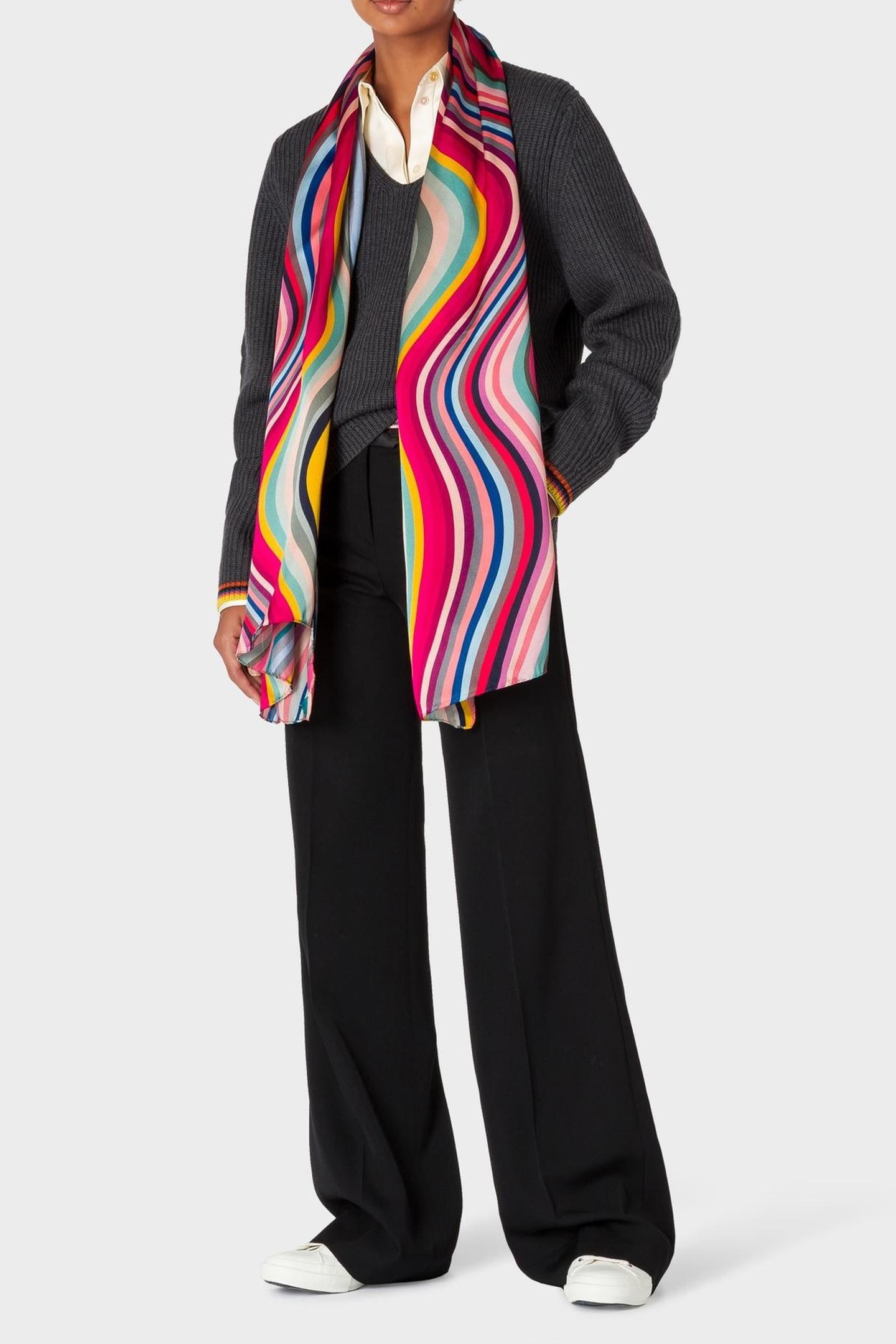 WOMEN SCARF SWIRL SWIRL 1