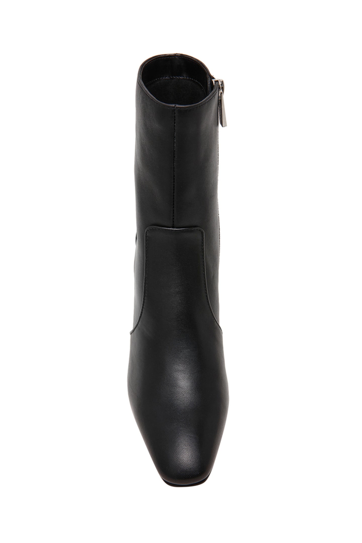 CROSSBAR BOOTIES BLACK LEATHER 6