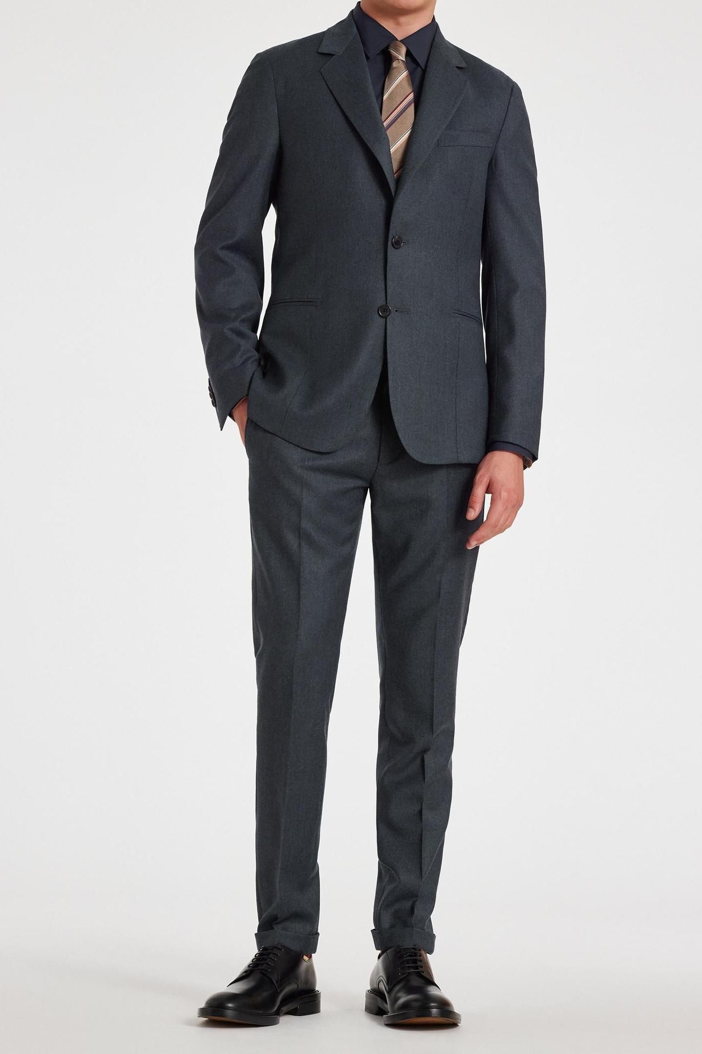 GENTS 2BTN JACKET PETROL BLUE 2