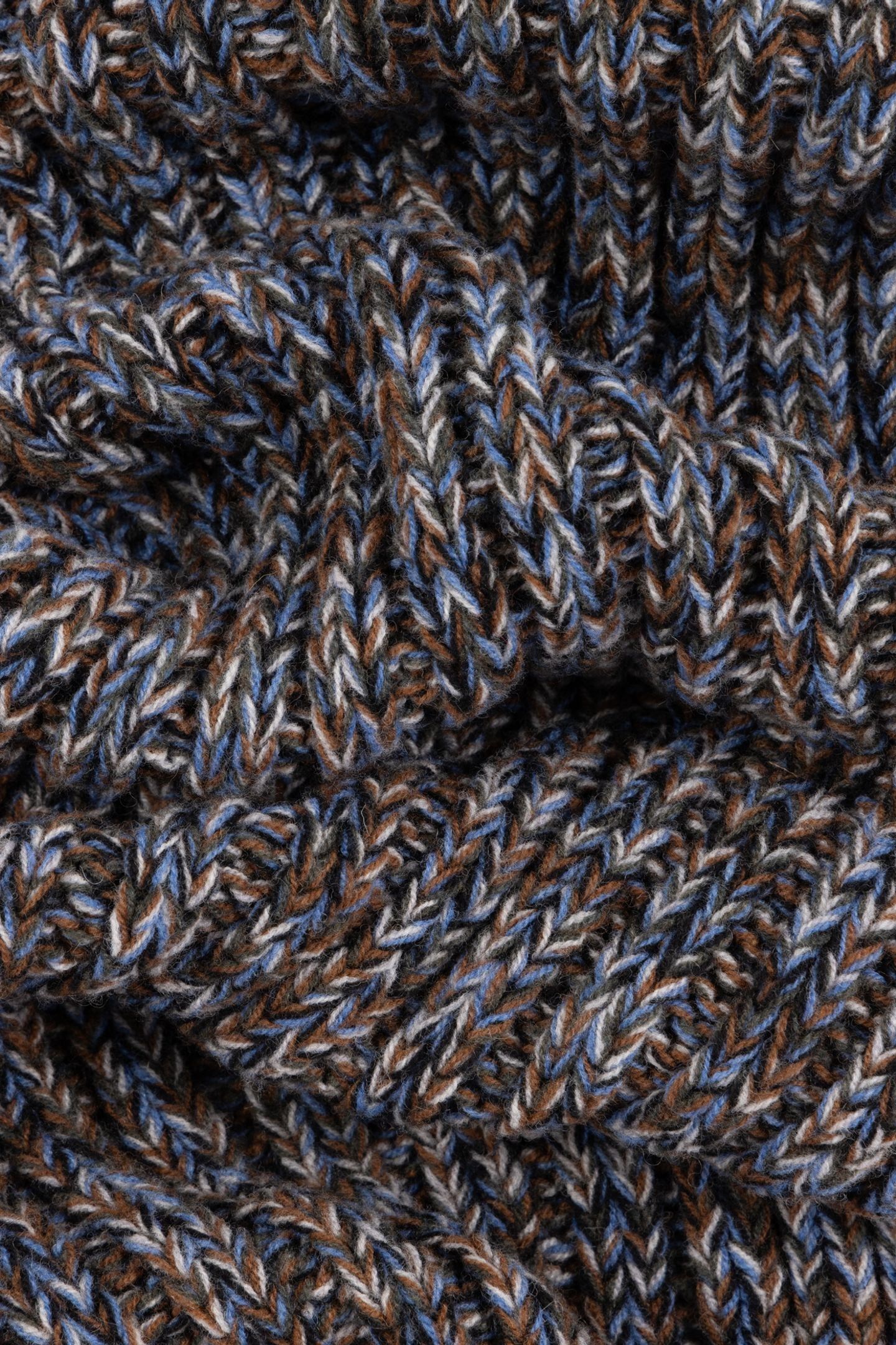 MEN SCARF CHUNKY TWISTED SLATE 8