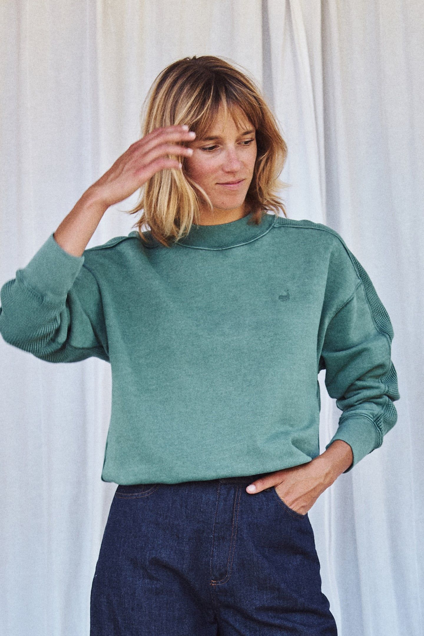 PONSON SWEATSHIRT ALPINE GREEN 4