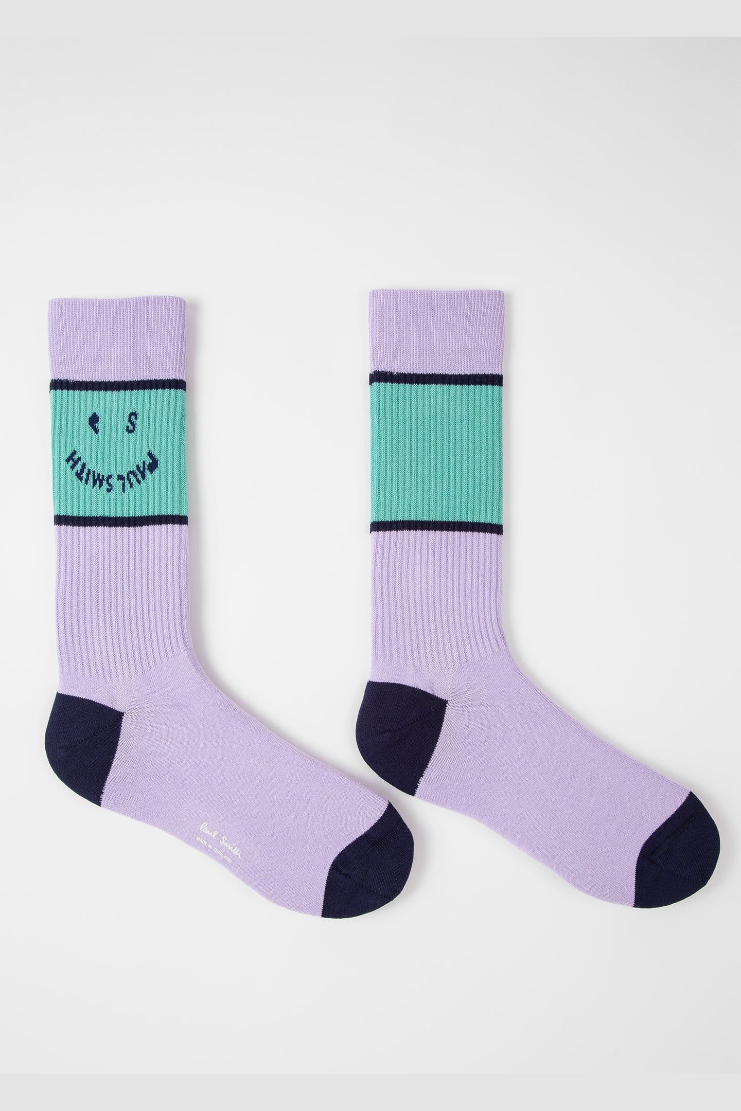 MEN SOCK HAPPY MAUVE 2