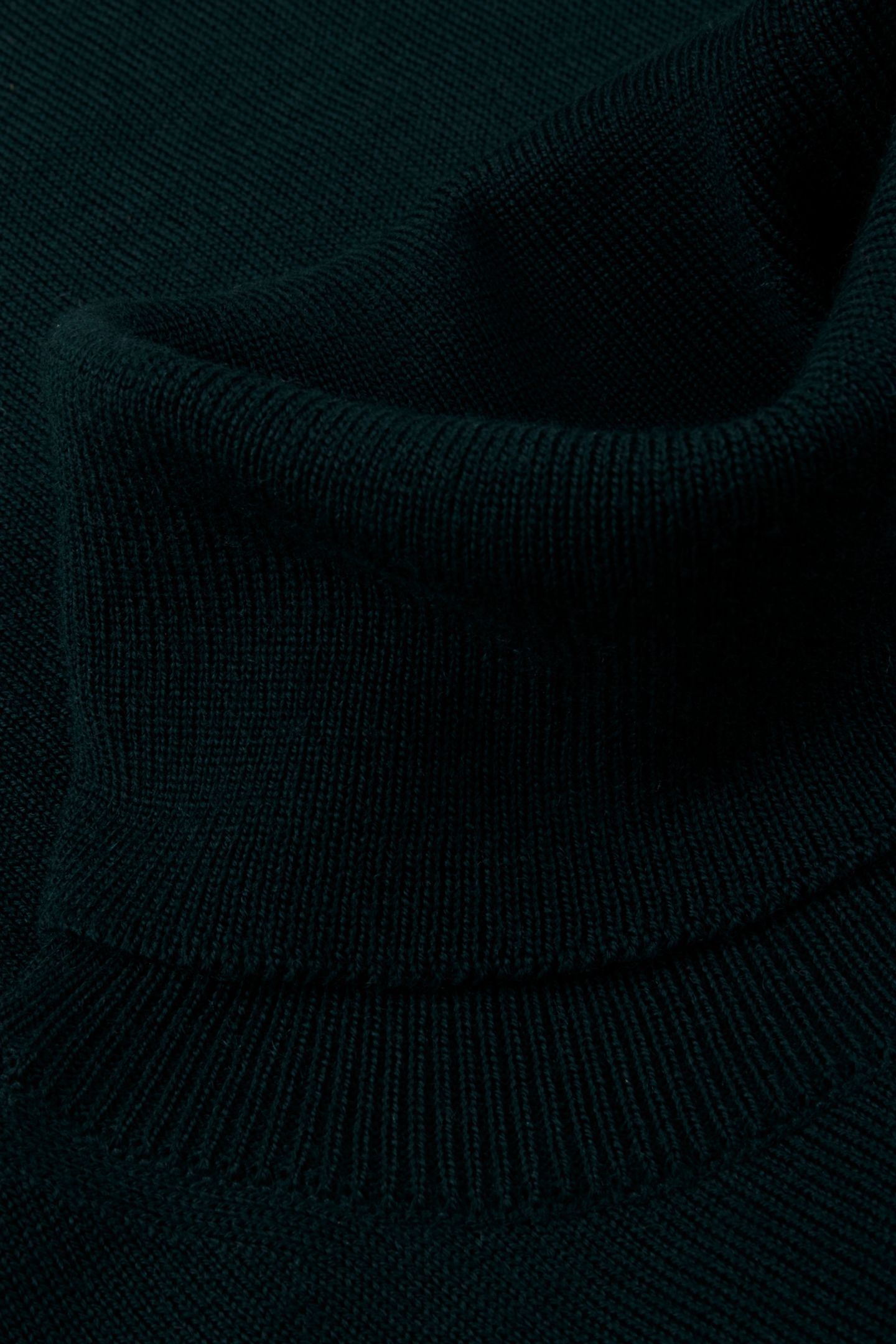 SILJA KNIT ROLLNECK DARK GREEN 3