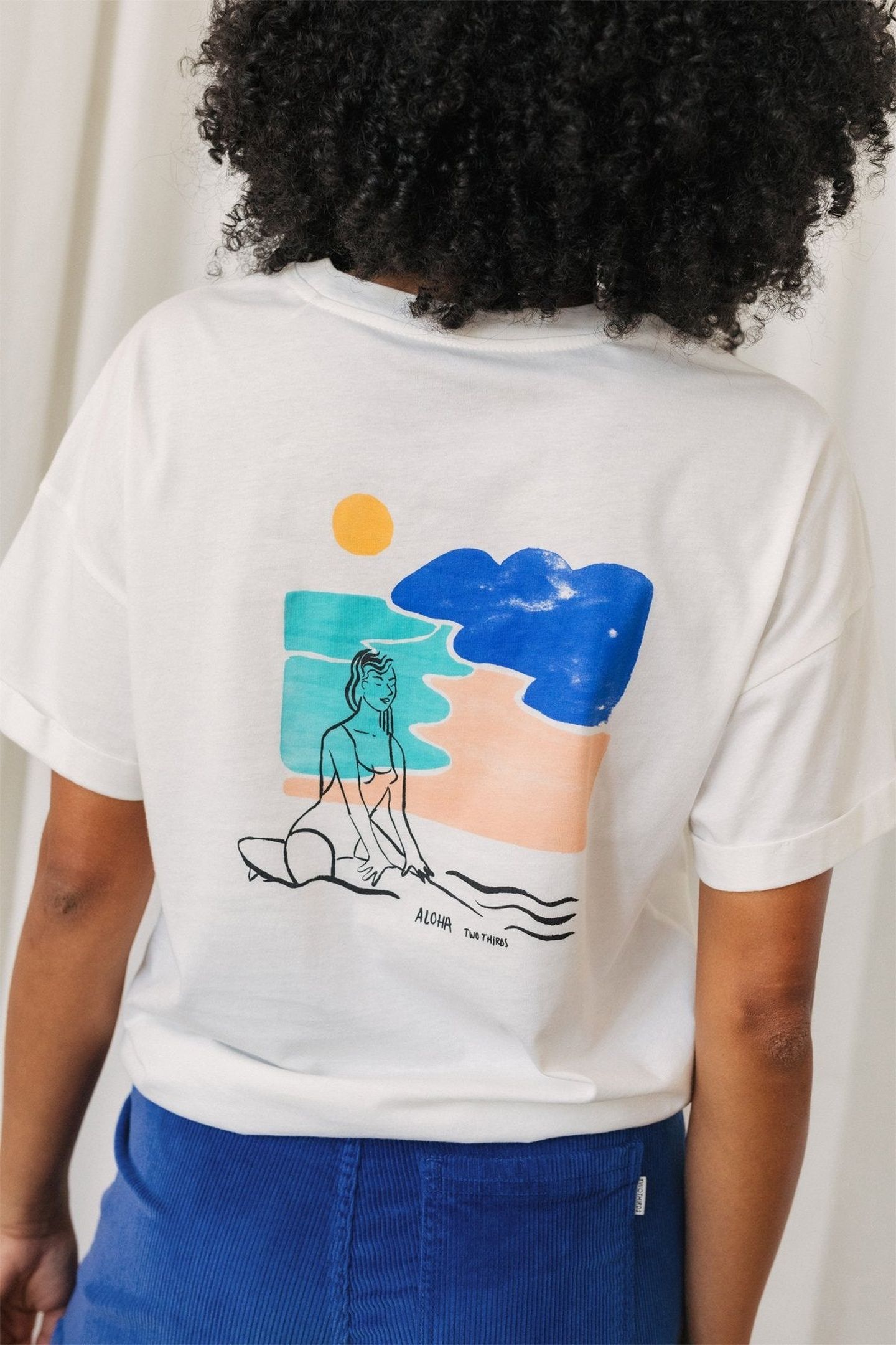 UWINS T-SHIRT SURF OFF WHITE 2