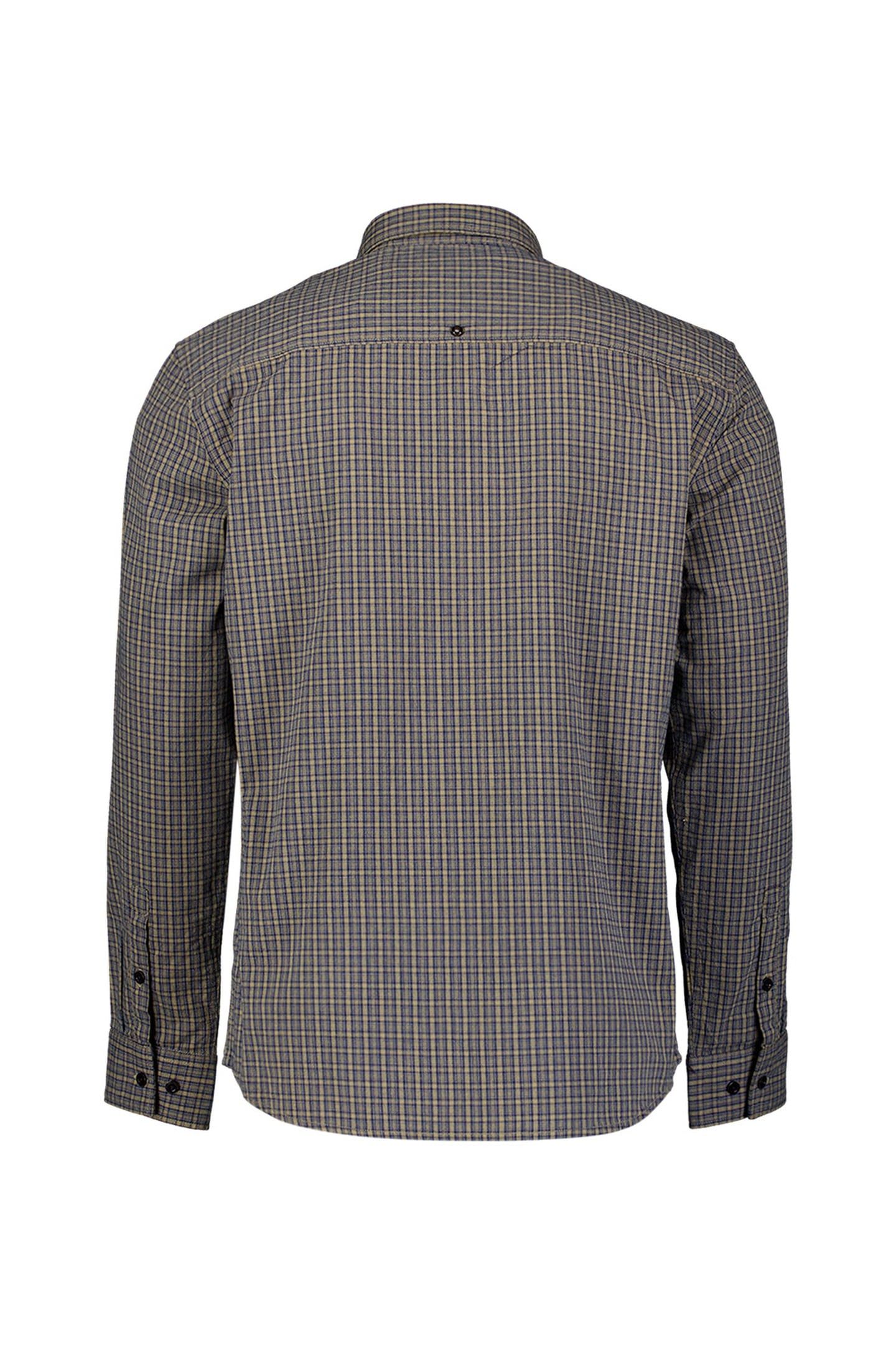 SHIRT YARN DYED CHECK SAND 6