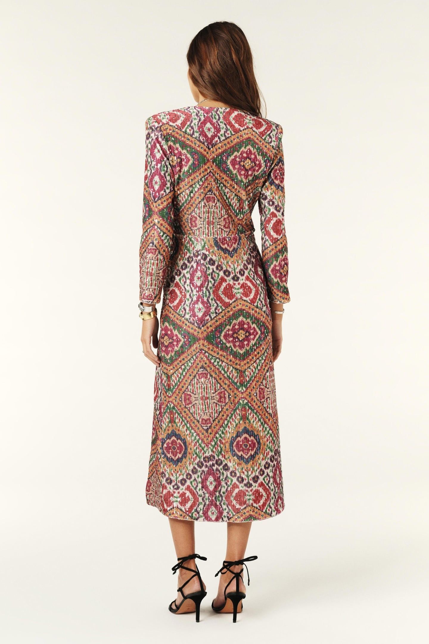 MID-LENGTH DRESS OCRE 2