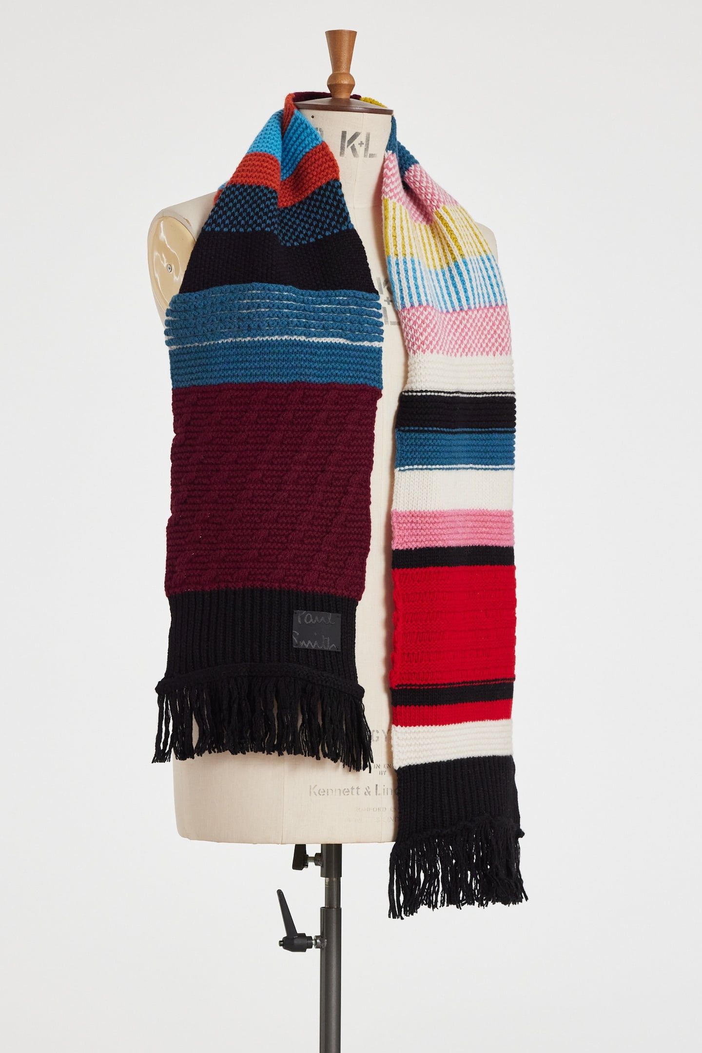 WOMEN SCARF SIG MASH UP MULTI COLOURED 1