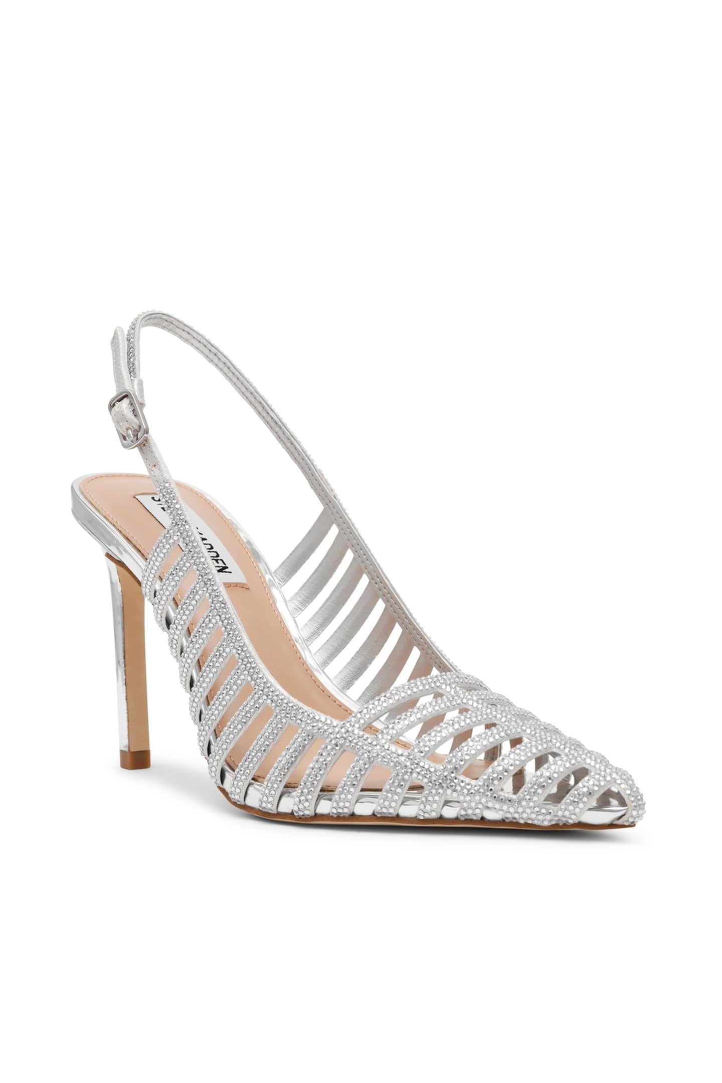 CARLEIGH PUMPS SILVER 3