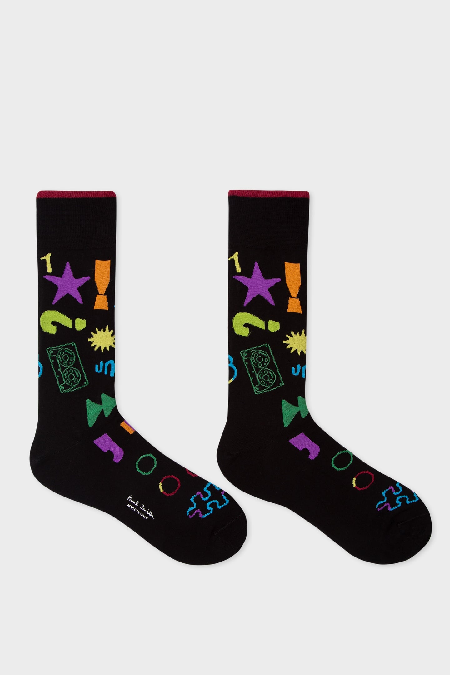 MEN SOCK UNITY GRAPHICS BLACK 3