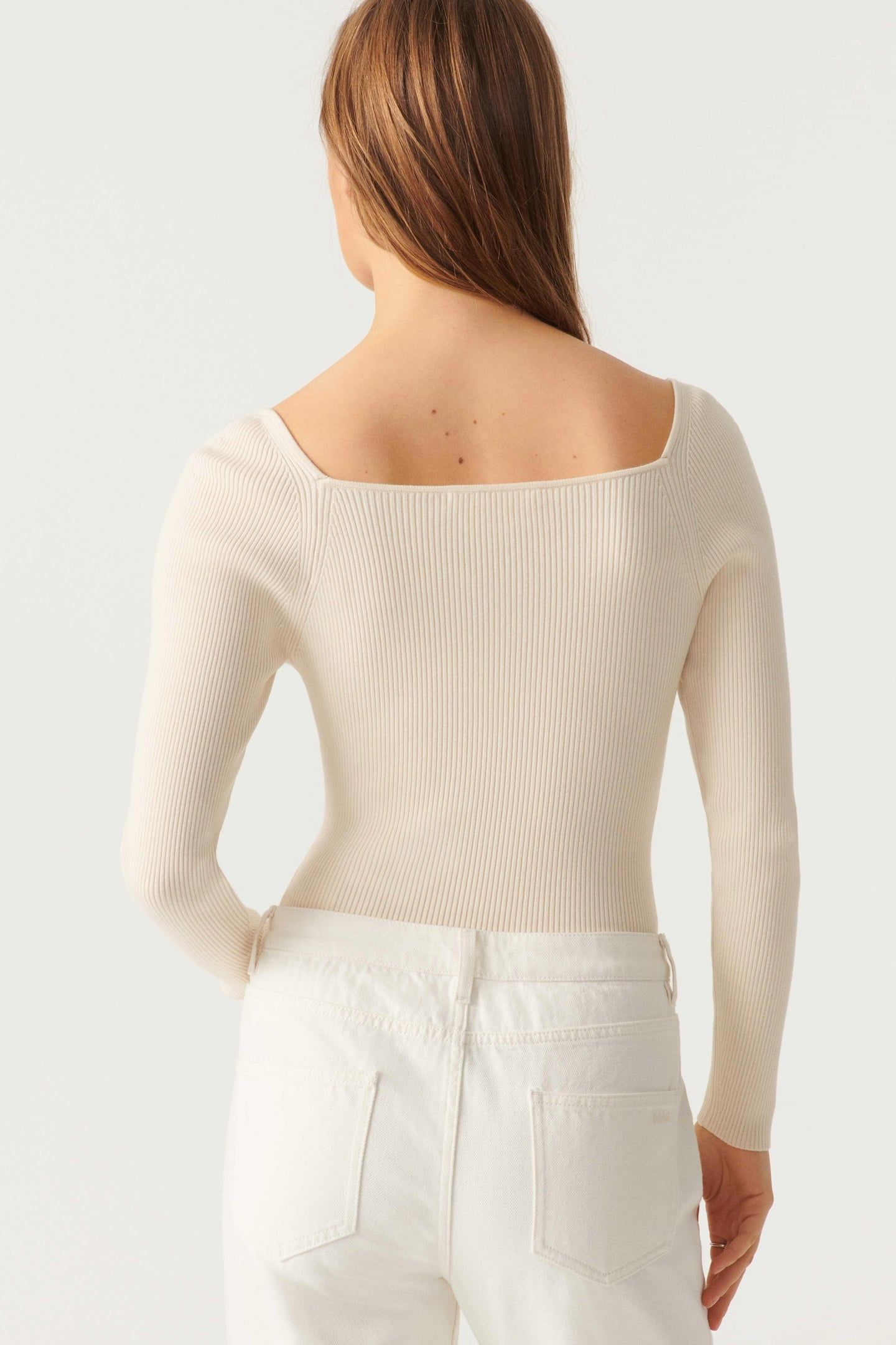 LONG SLEEVES KNIT ECRU 2