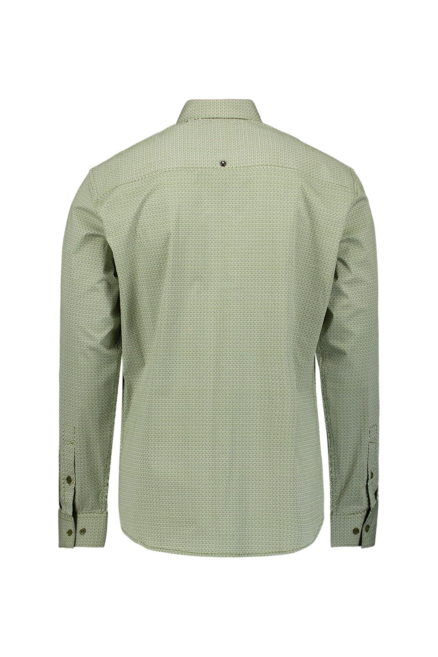 SHIRT STRETCH ALLOVER PRINTED MOSS 6