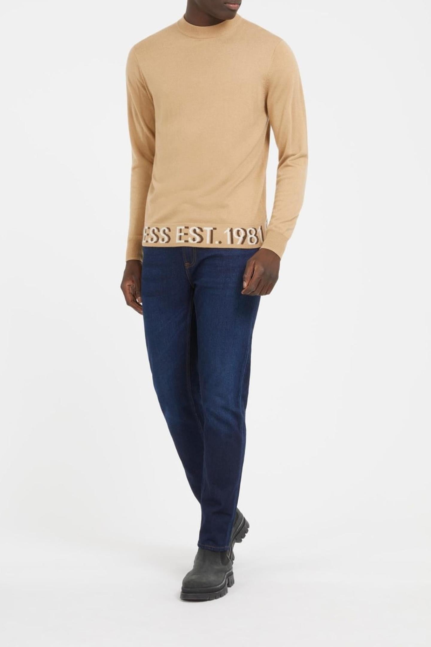 ALF LS HIGH NECK LOG TRAVERTINE SAND 1