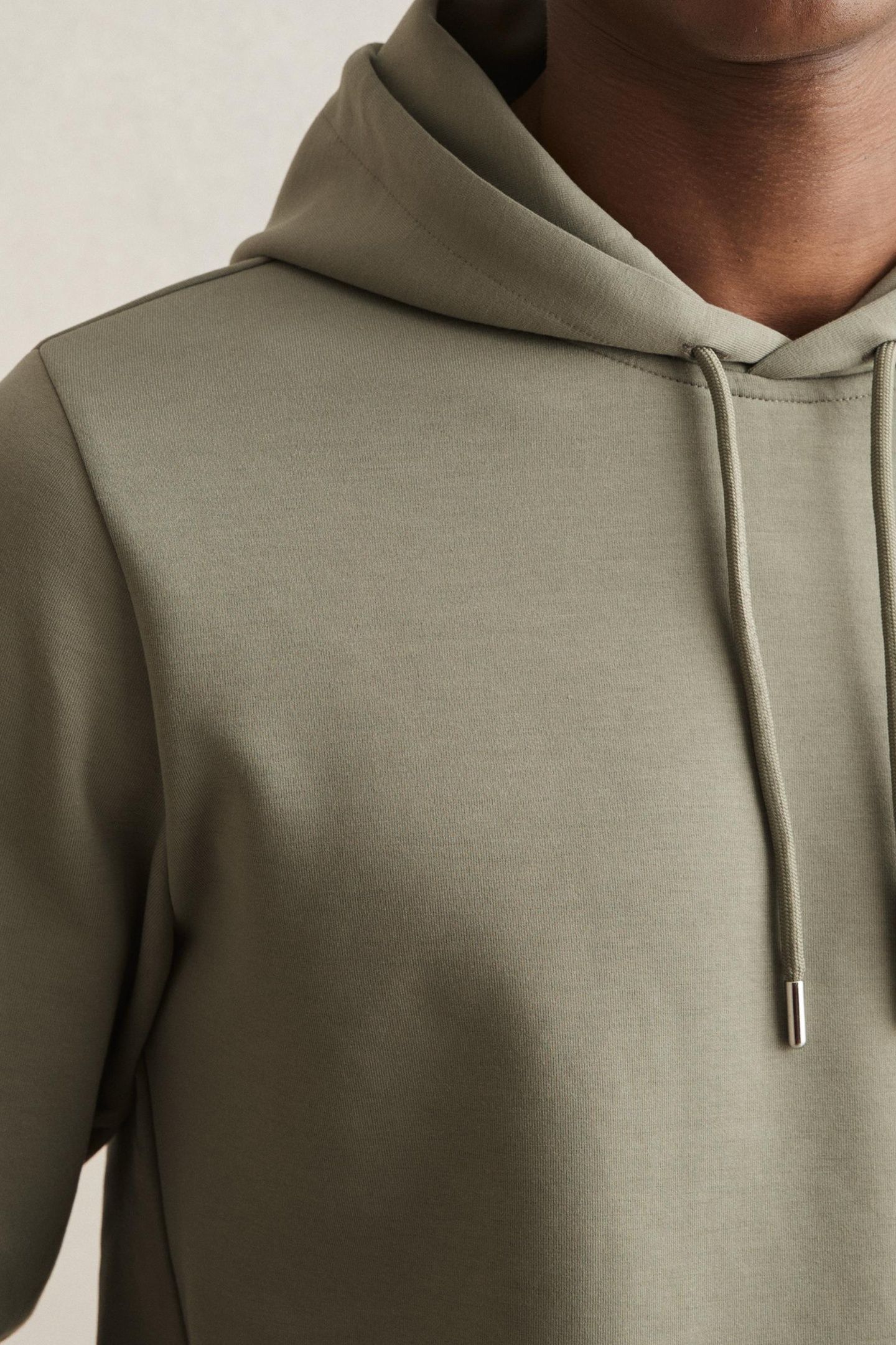 LS INTERLOCK HOODY SAGE 5