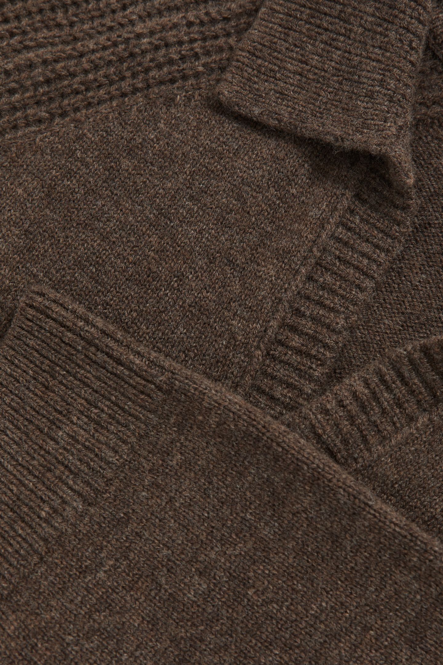 LS OPEN COLLAR JUMPER PECAN BROWN 5