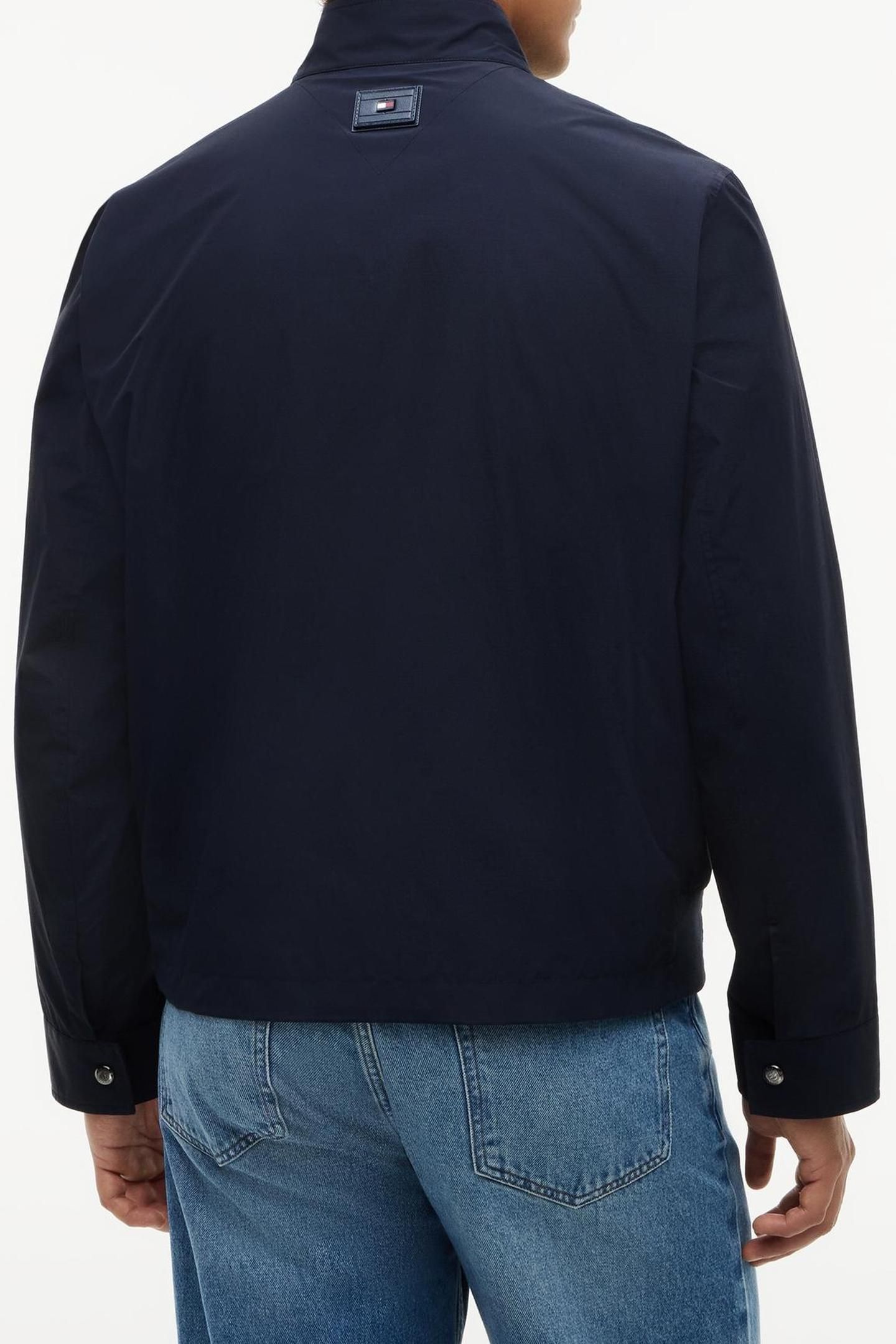 PERFORMANCE RELAXED HARRINGTON JACKET NAVY BLUE 3