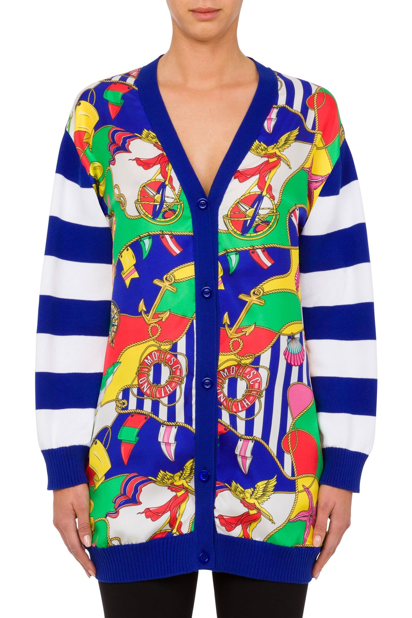 KNITTED JACKET BLUE 1