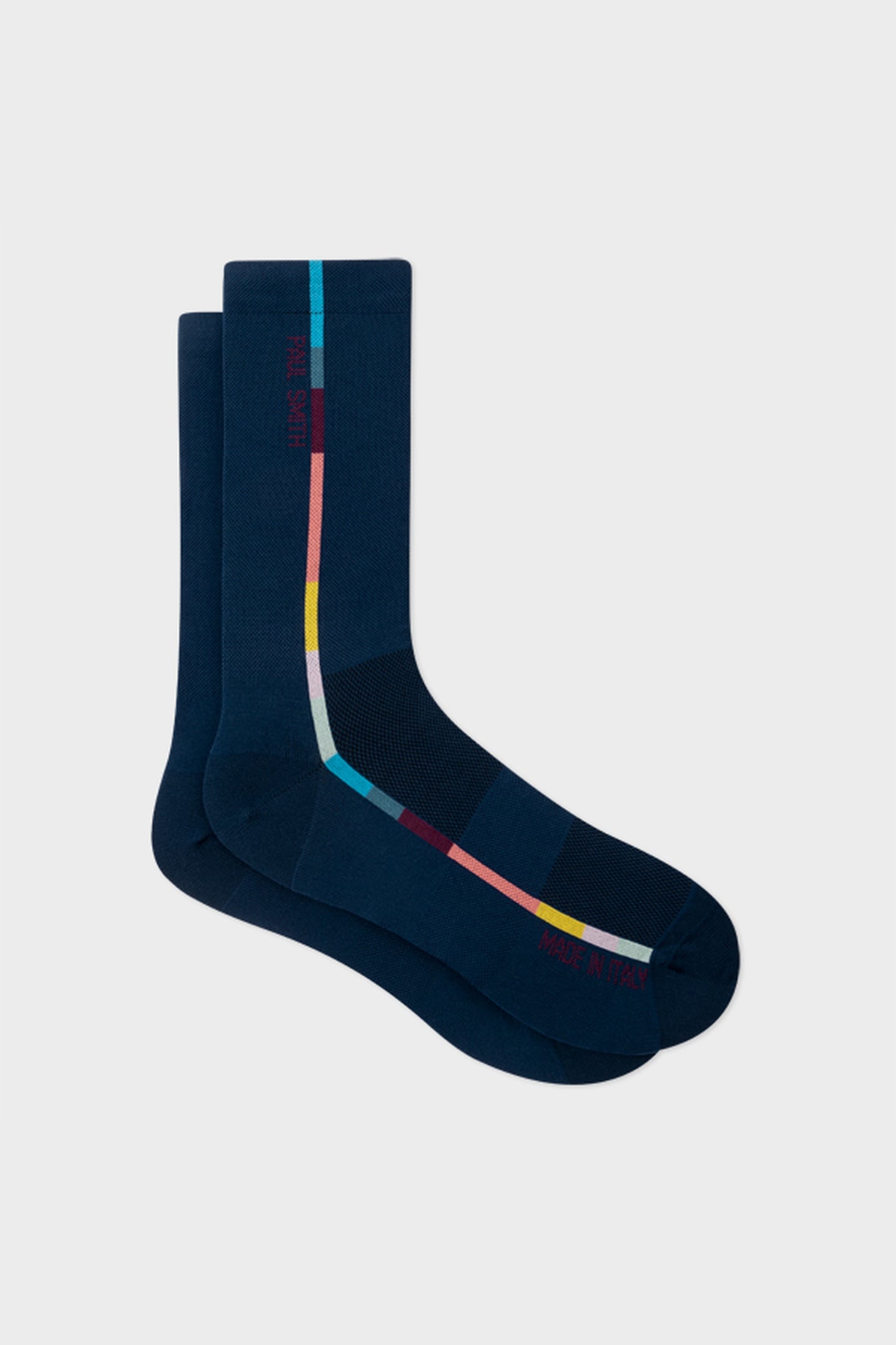 MEN SOCK CYCLE ART STRP VERY DARK NAVY 3