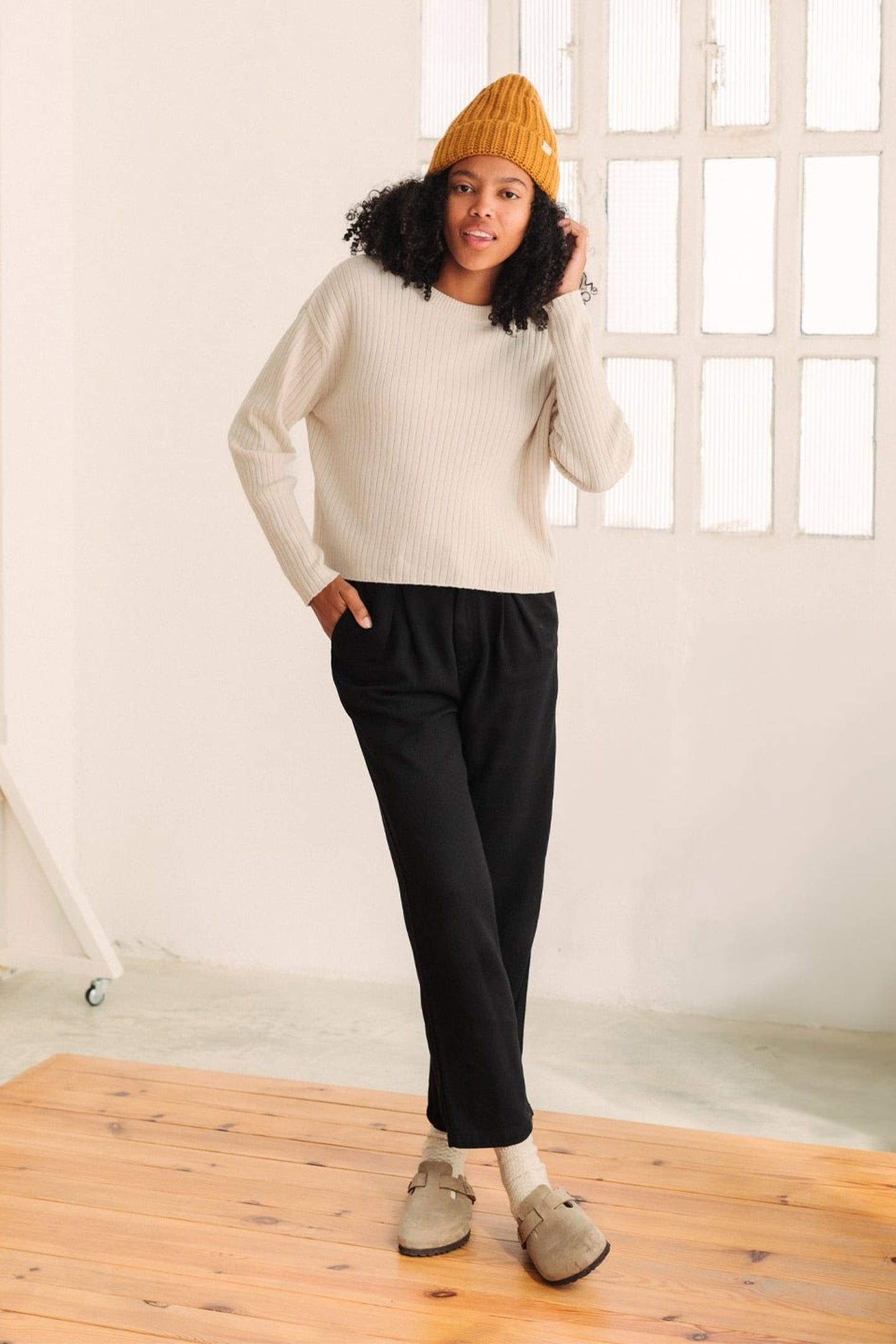 AMBRE KNIT ECRU 1