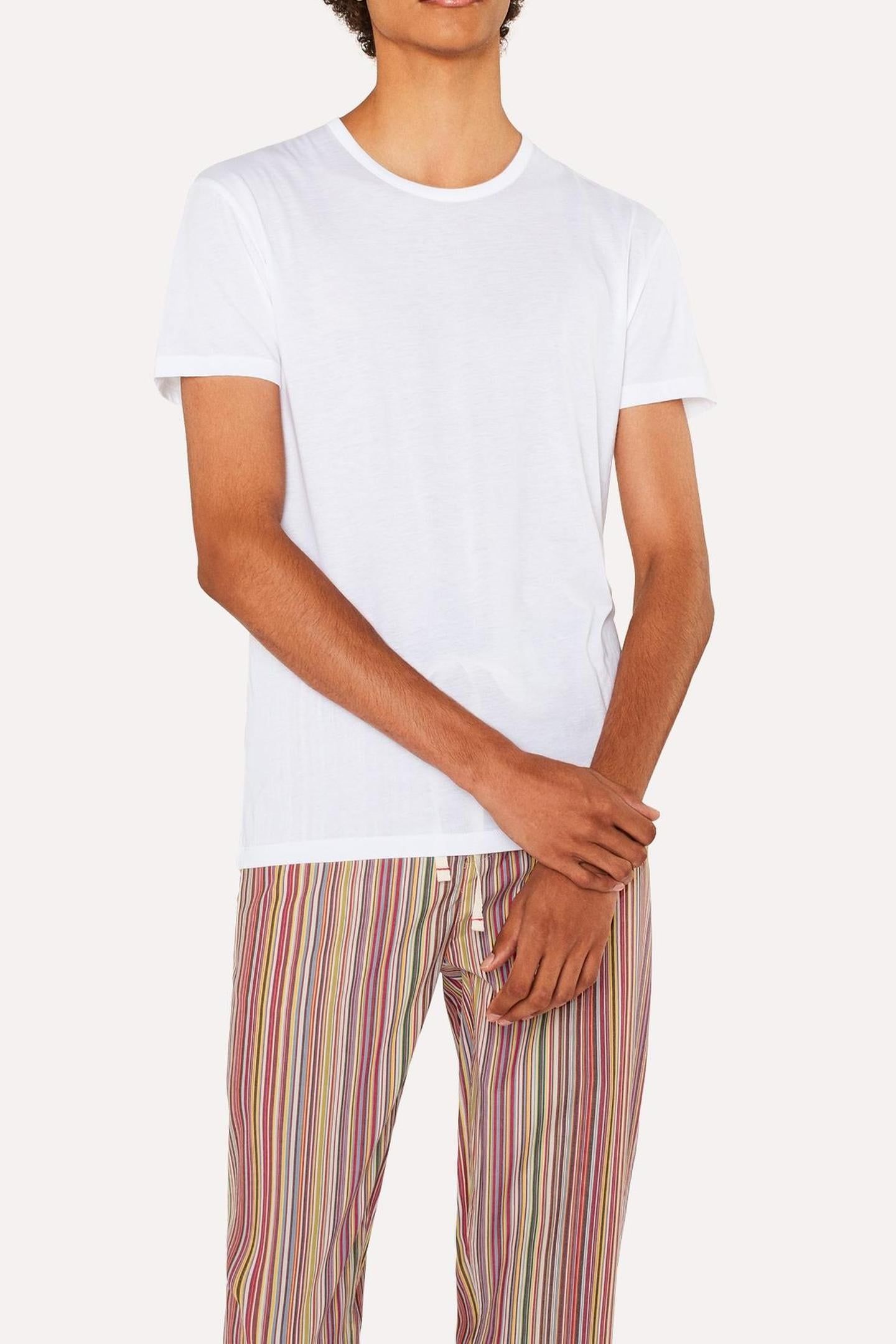 MEN CREW NECK TSHIRT WHITE 1