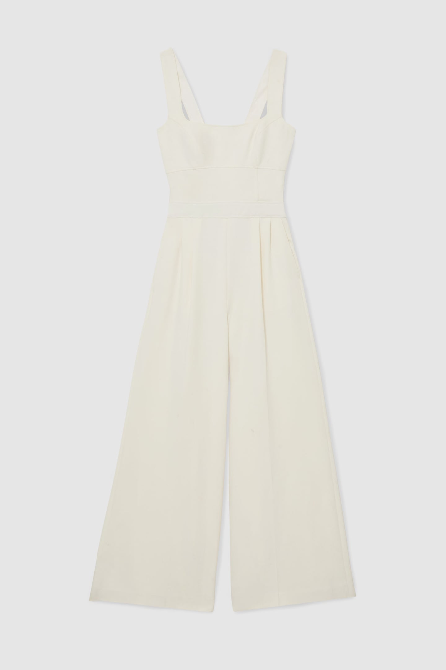 WIDE LEG OCCASION JUMPSUIT IVORY 4