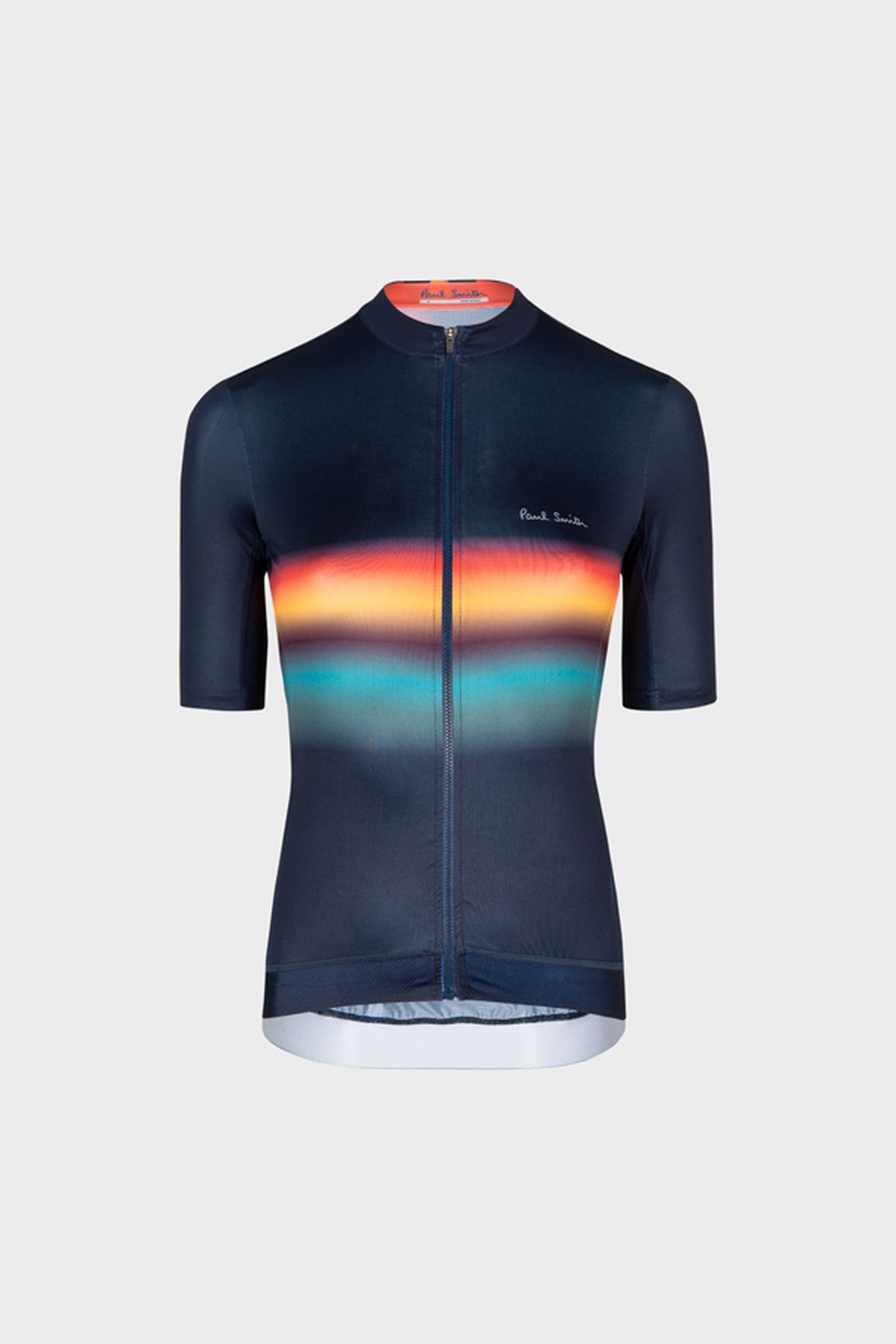WOMENS CYCLE JERSEY S/S GRADIENT STRIPE VERY DARK NAVY 10