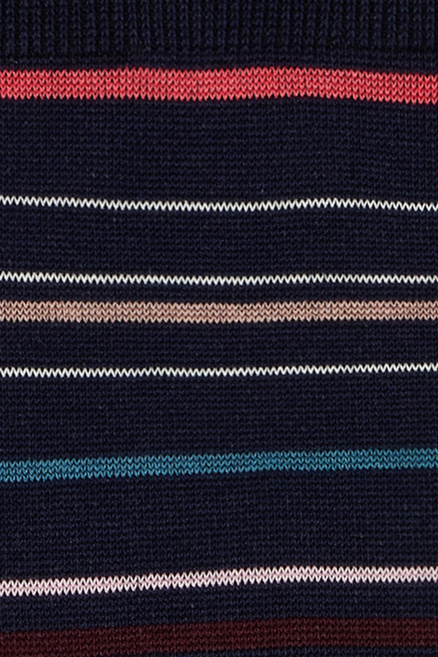 MEN SOCK PENCIL STRP NAVY 3
