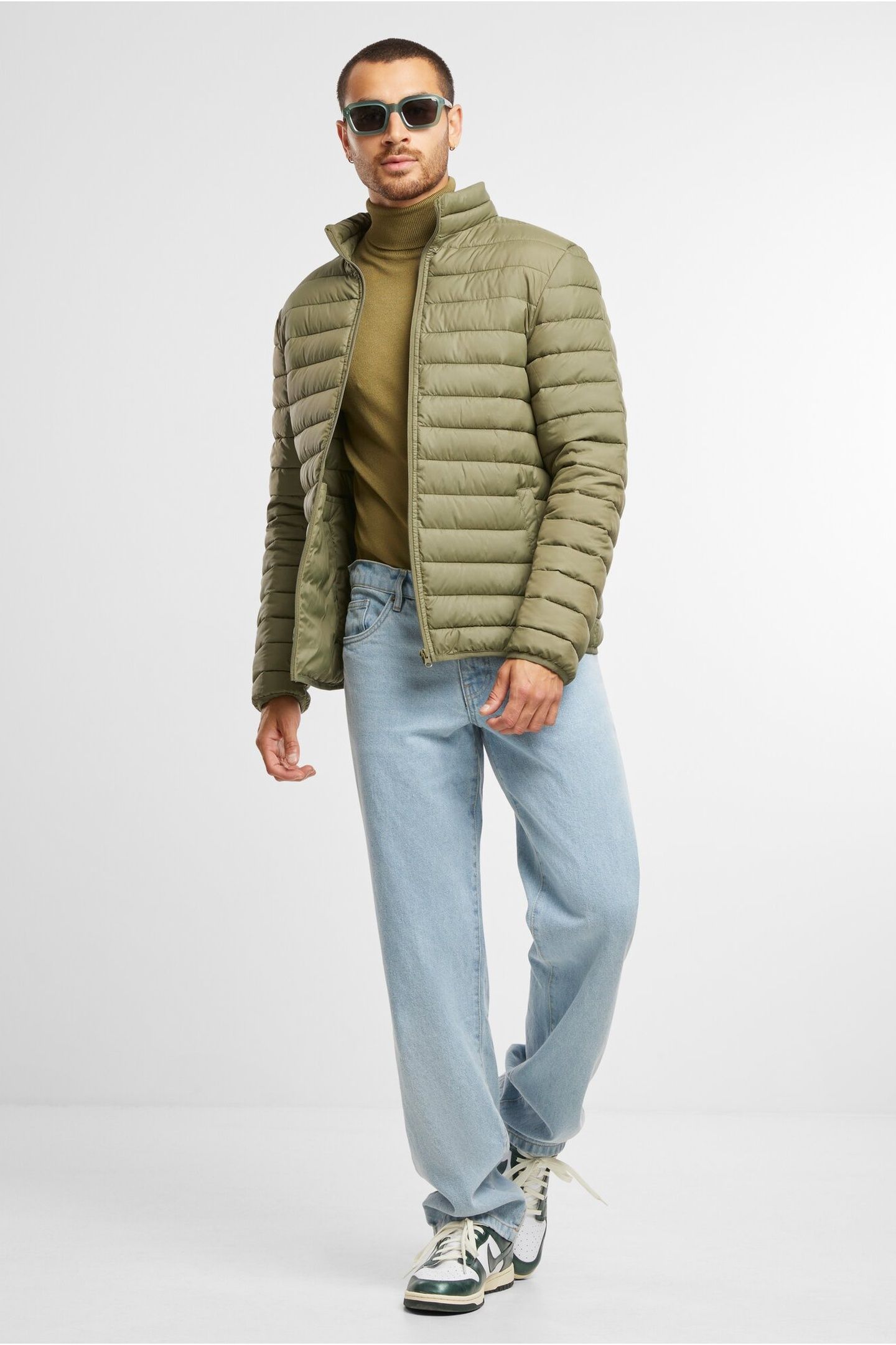 BASIC LIGHT WEIGHT JACKET DARKOLIVE 5
