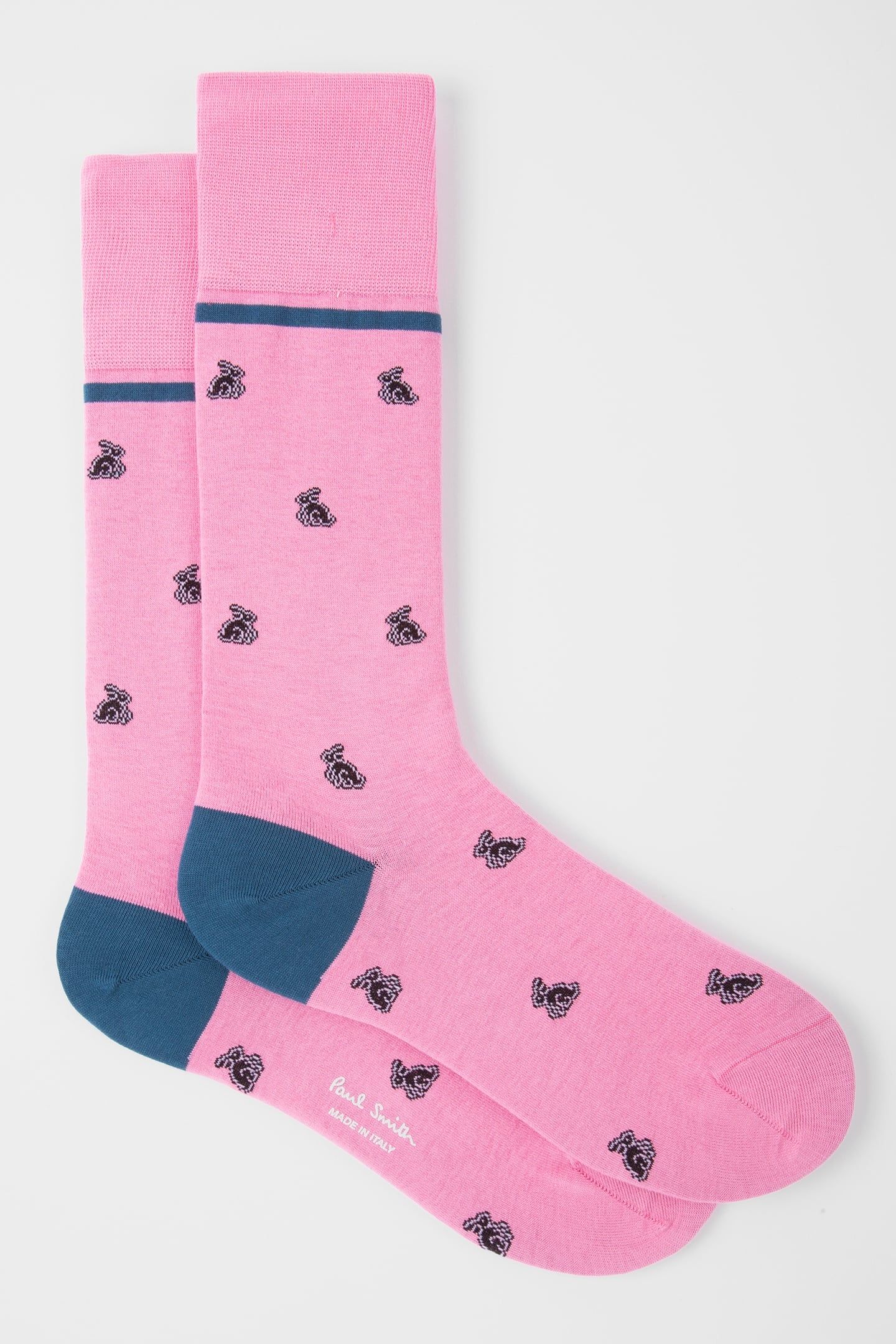 MEN SOCK SAMWELL RABBIT PINK 1