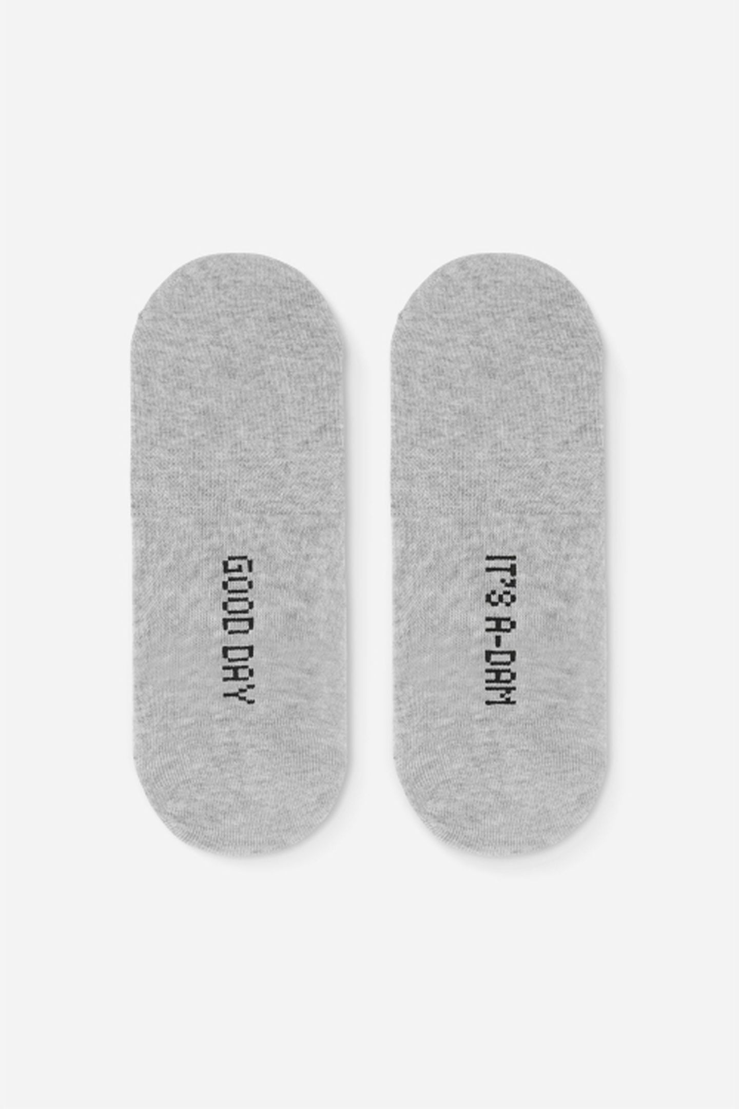 A-DAM 3-PACK CASUAL SOCKS MEL CARAVAN GREY MELANGE 3