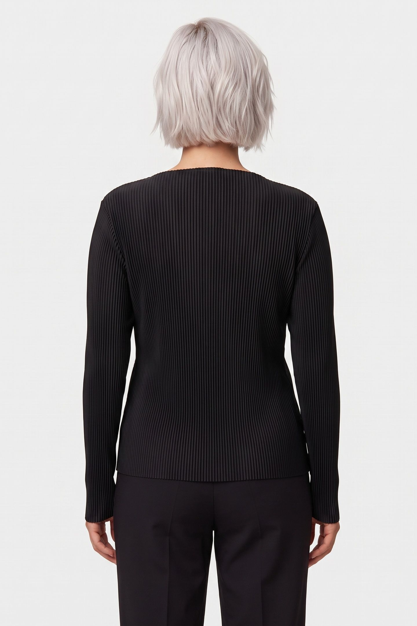 ST PETER PLEATED TOP BLACK 2