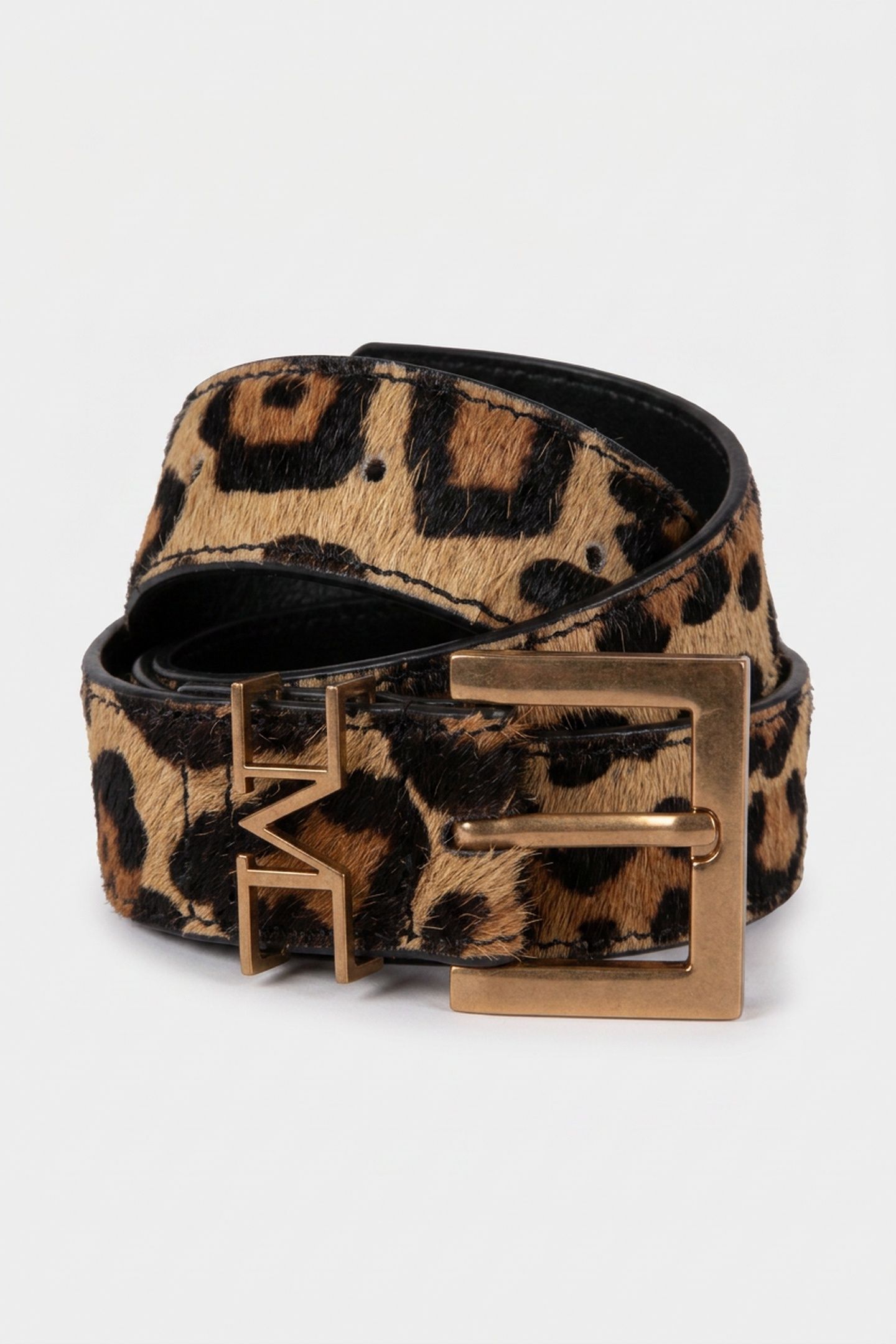 LOGO BELT PONY LEOPARD FUR 1