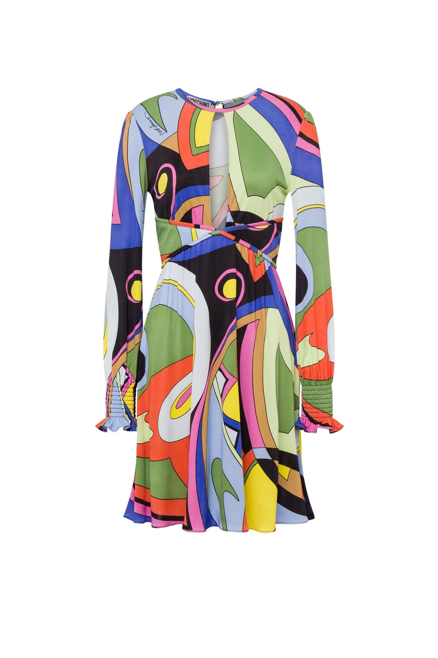 MULTICOLOR PRINT JERSEY DRESS MULTICOLOR 3