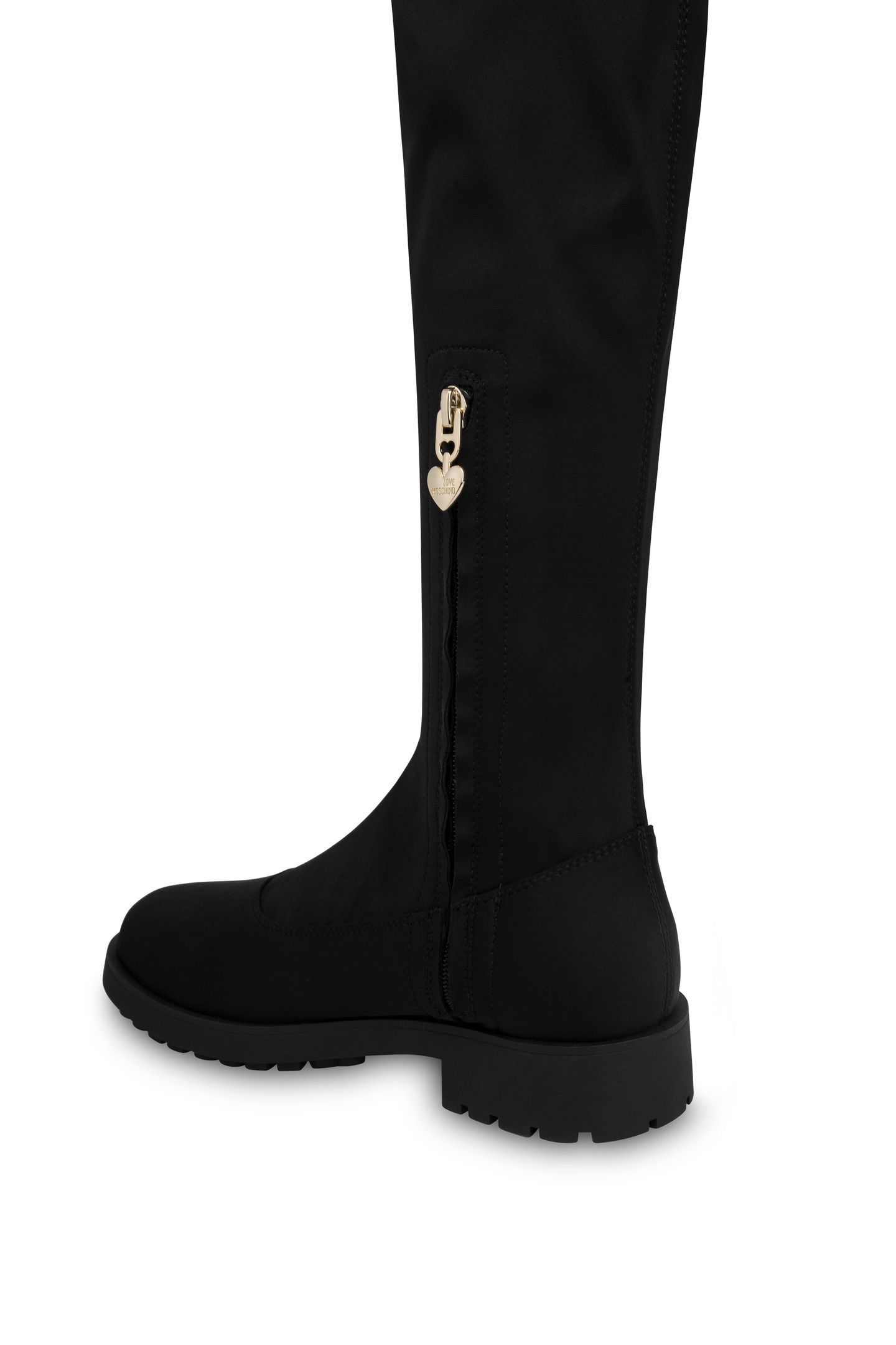 OVER-THE-KNEE LYCRA BOOTS BLACK 3