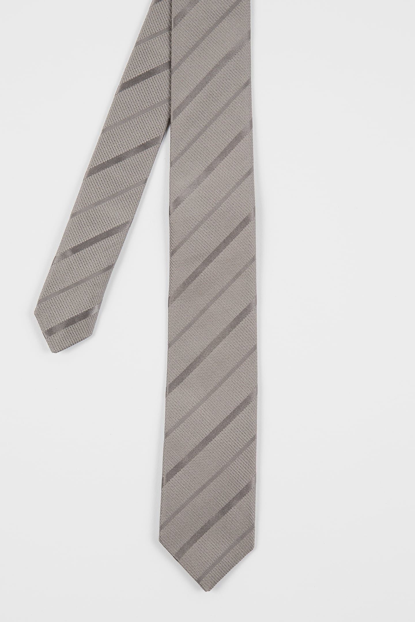 MEN TIE TEXTURE STRP GREY 3