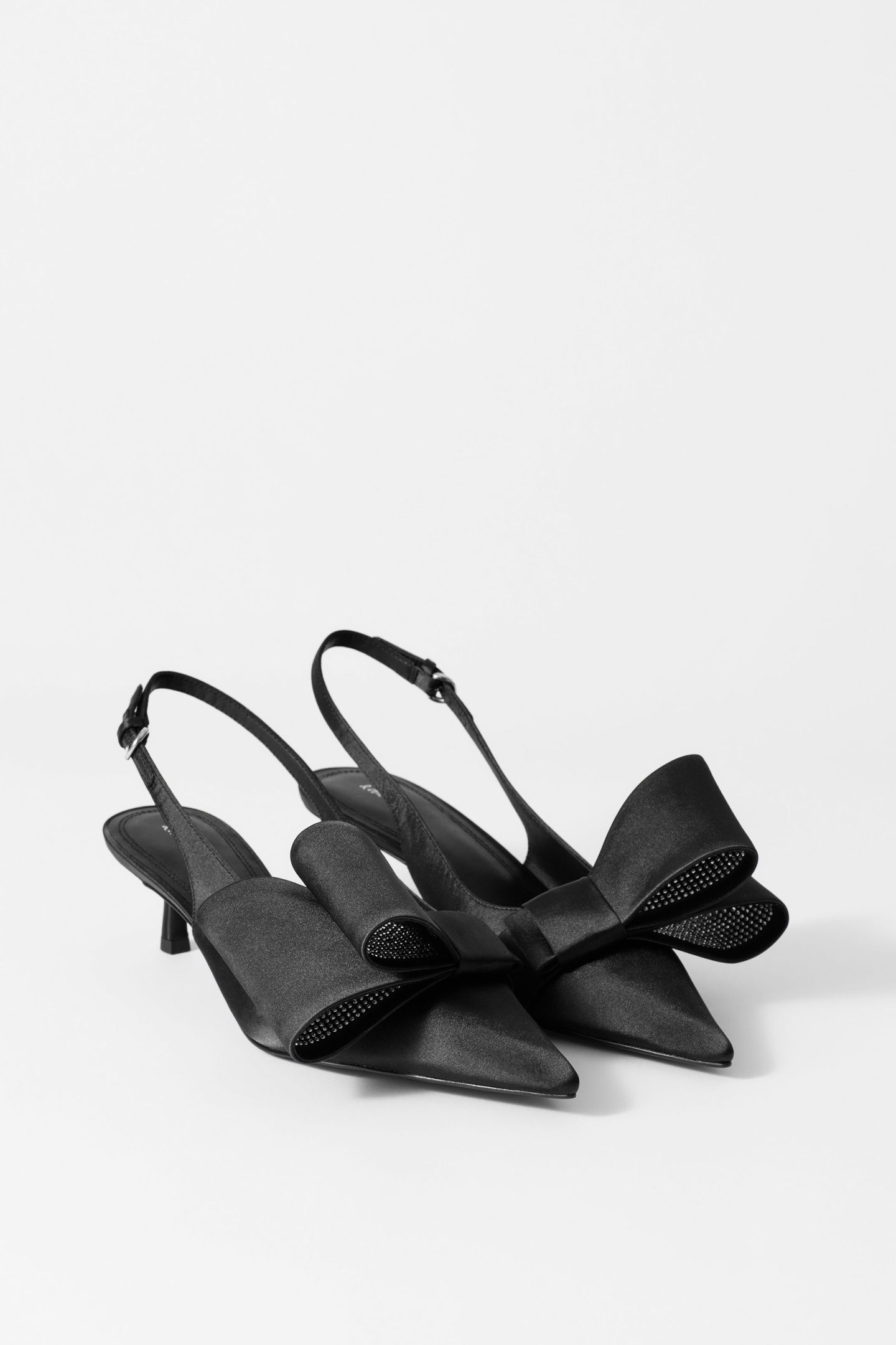 CRISTEL KITTEN HEEL BLACK 2