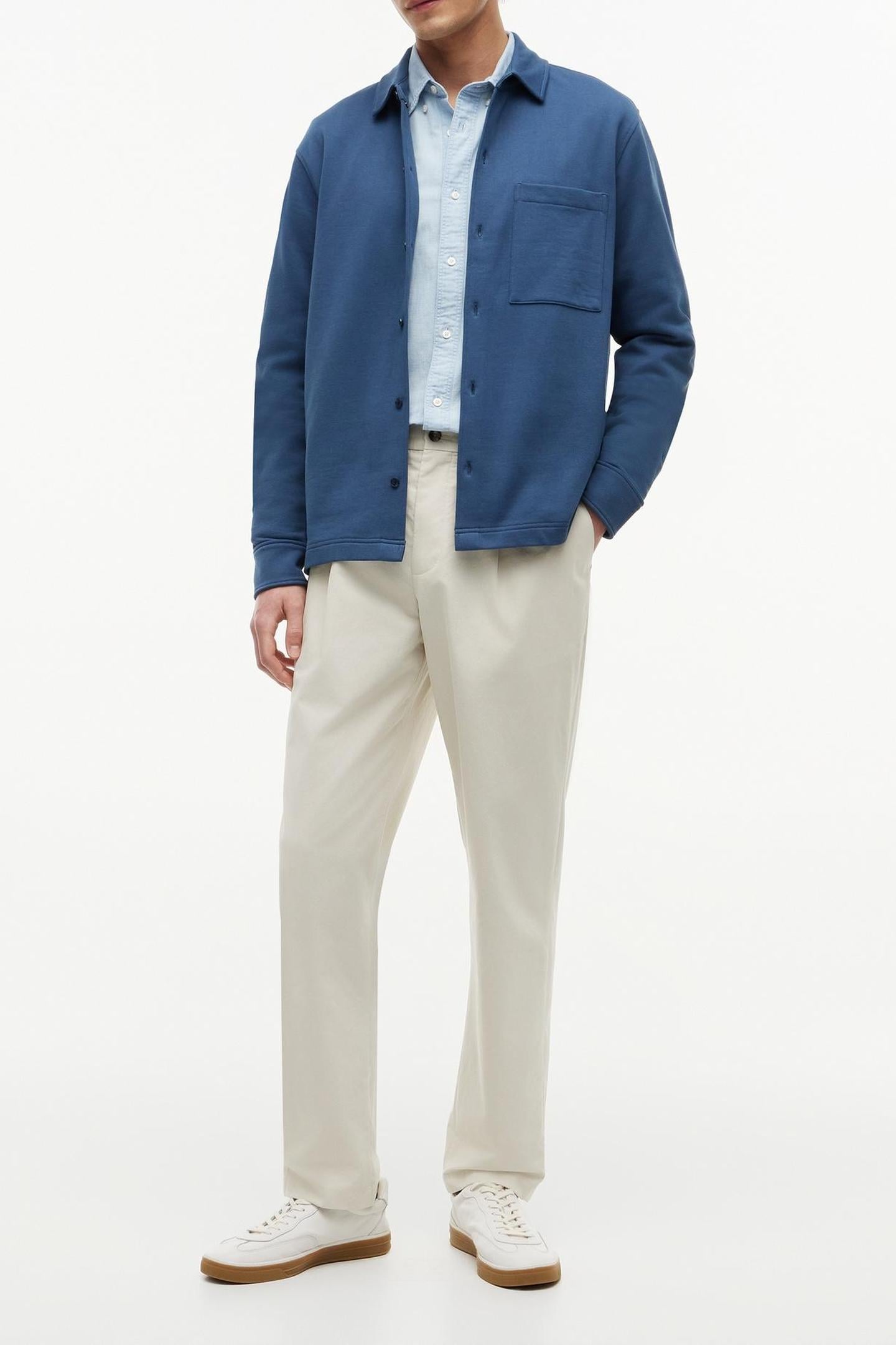 BUTTON-UP CHEST-POCKET JACKET AEGEAN SEA 2