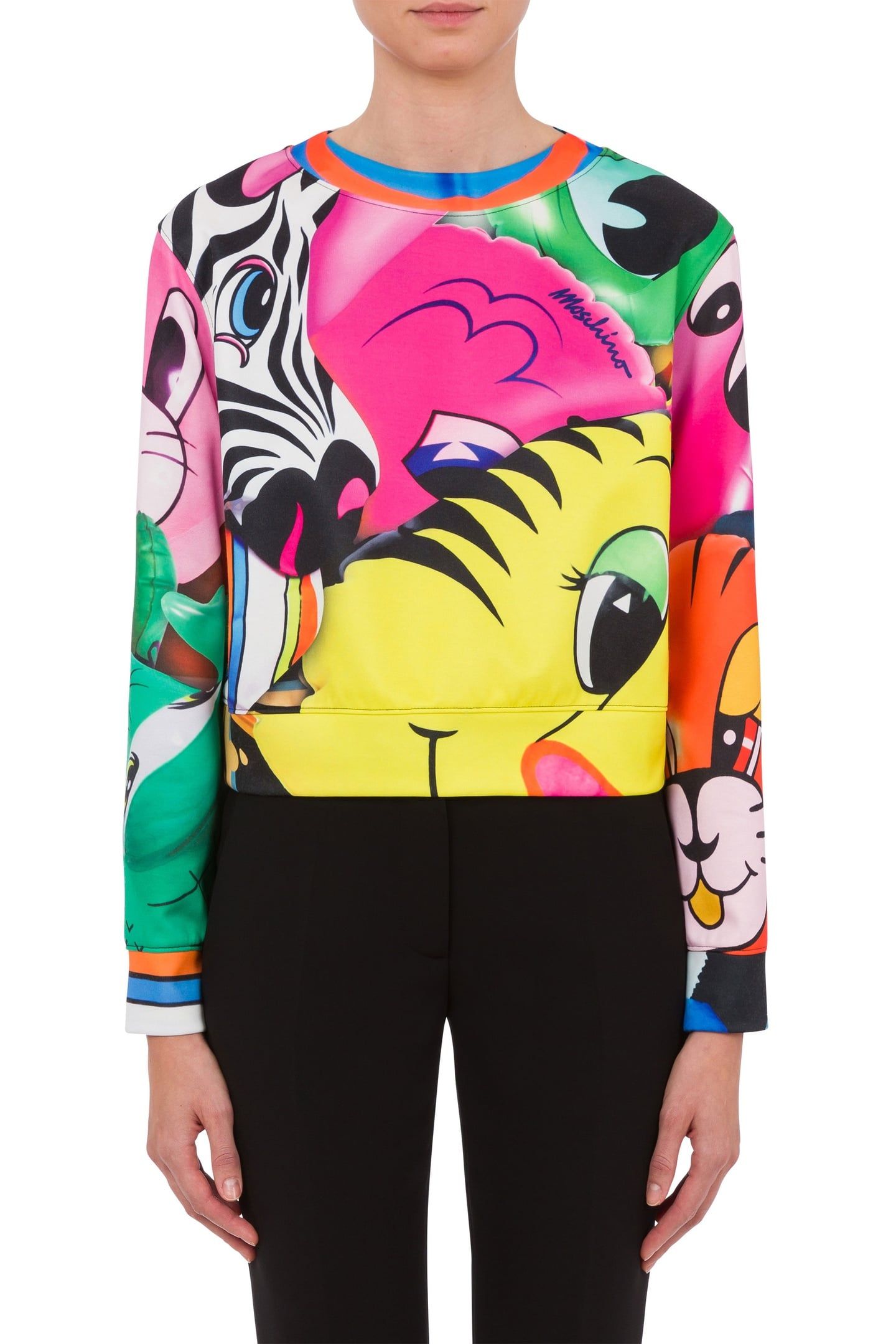 INFLATABLE ANIMALS TECHNICAL COTTON SWEATSHIRT MULTICOLOR 1