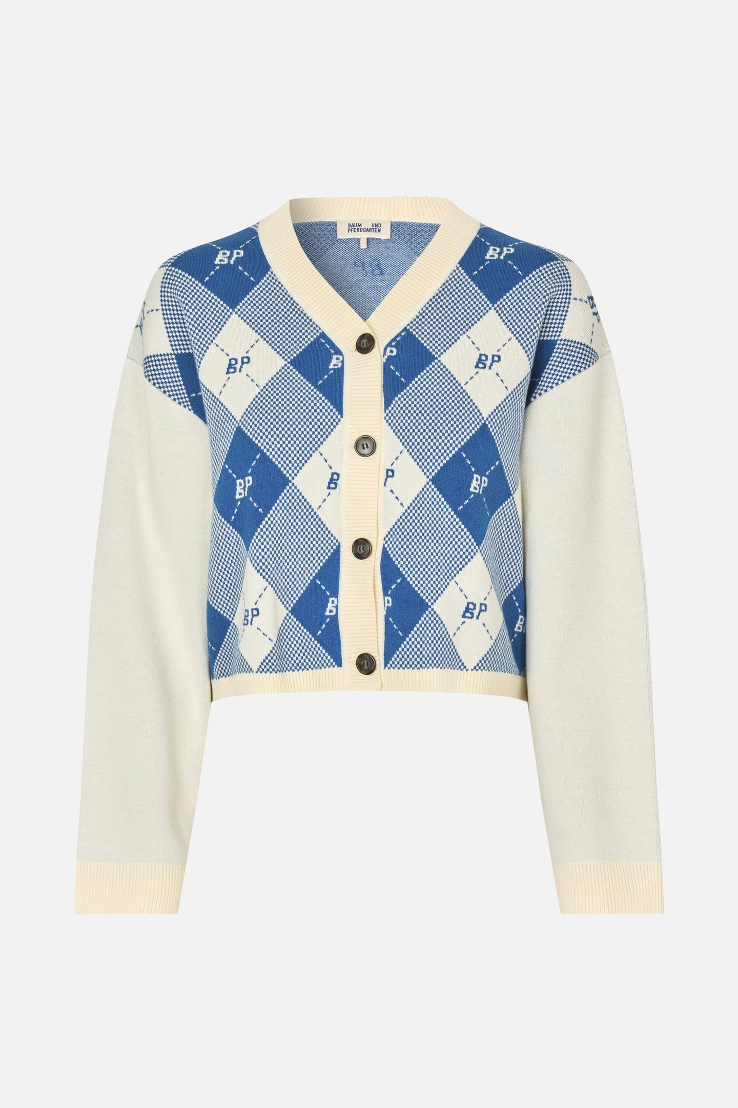 CORNELIE CARDIGAN FEDERAL BLUE CHECK 5