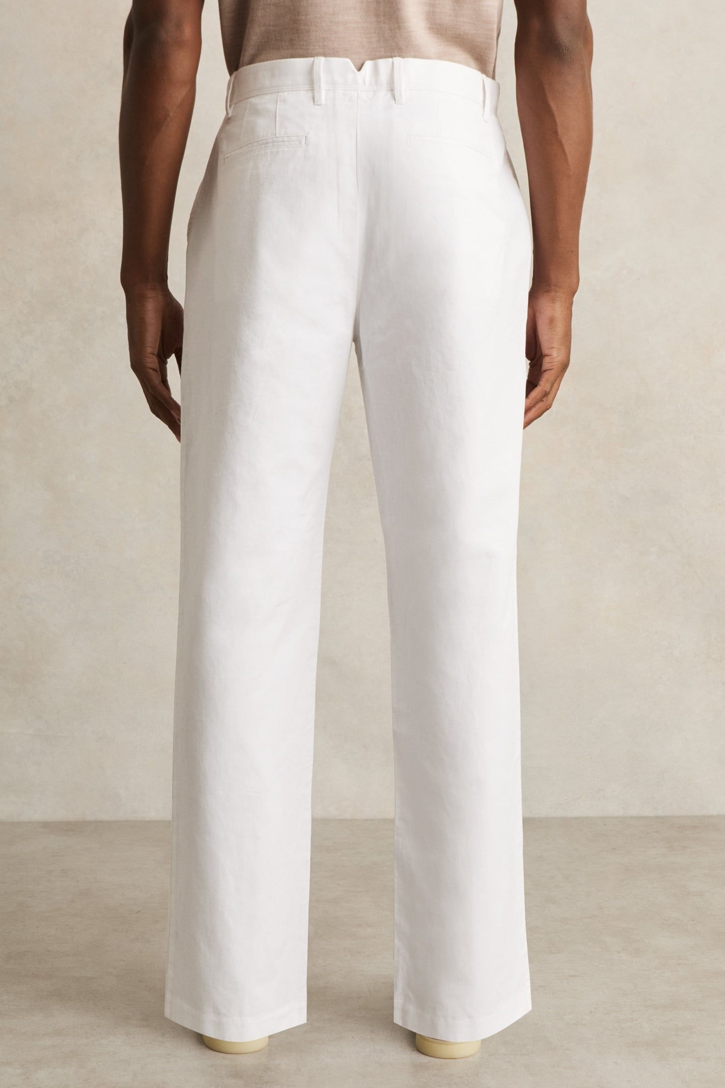 COTTON RELAXED FIT TROUSER WHITE 3