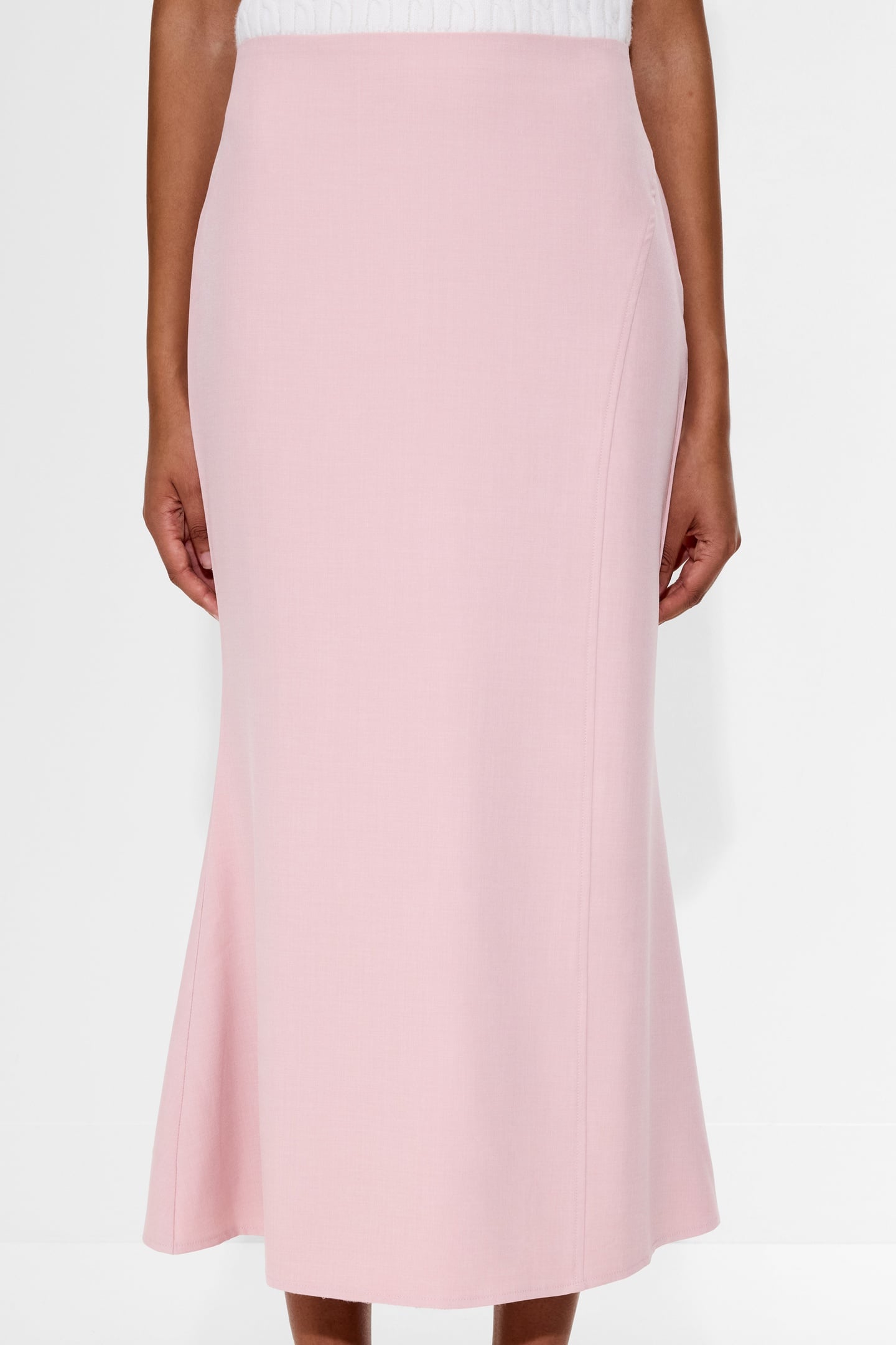 IMOLA TAILORED SKIRT PEACH PINK PEACH PINK 2