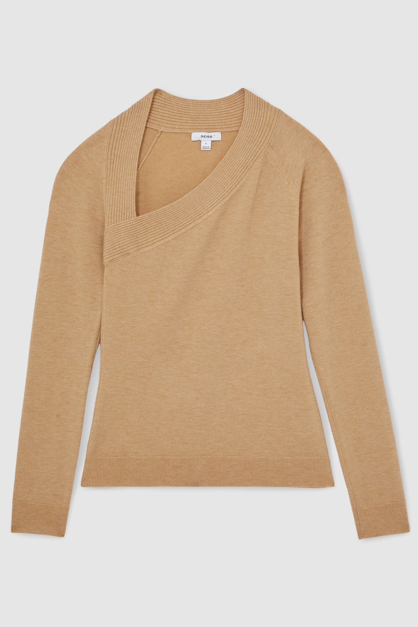 ASYMETRIC LONG SLEEVE CAMEL 3