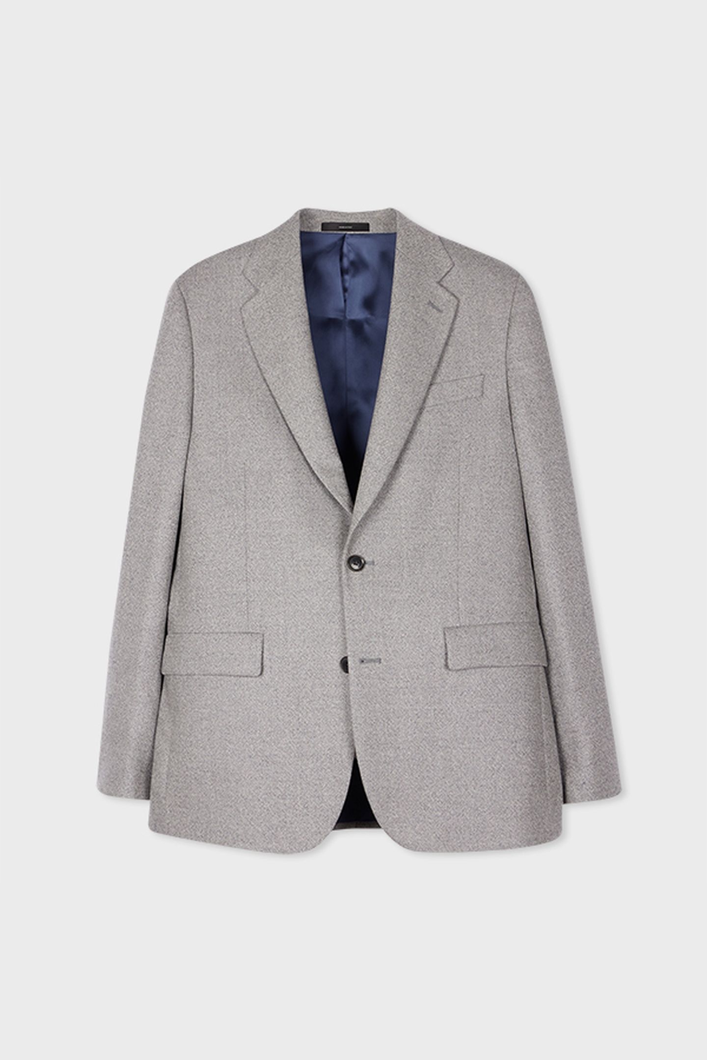 MENS TAILORED FIT 2 BUTTON JACKET GREY MELANGE 4