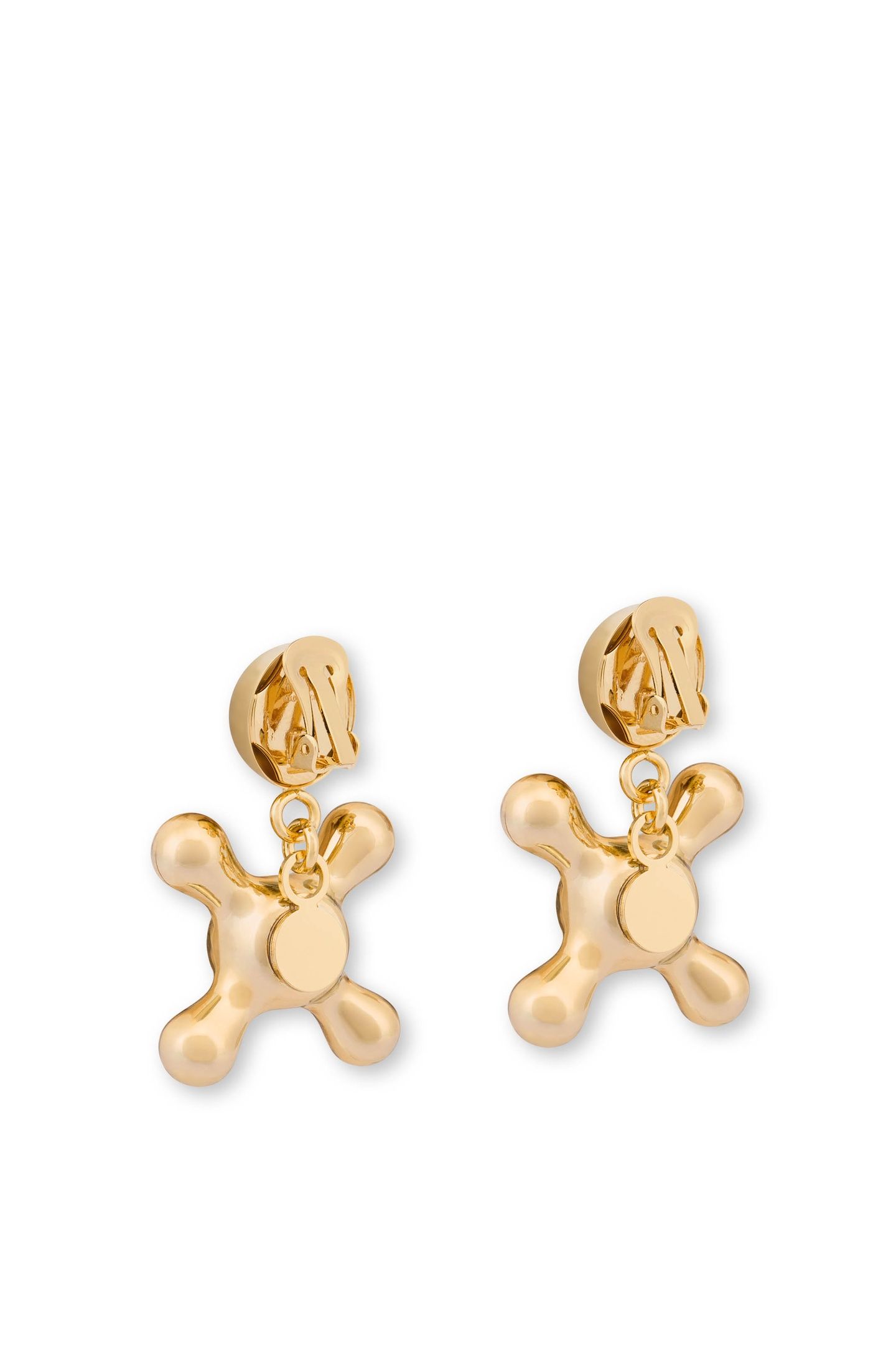 FAUCET DETAILS DROP EARRINGS GOLD 3