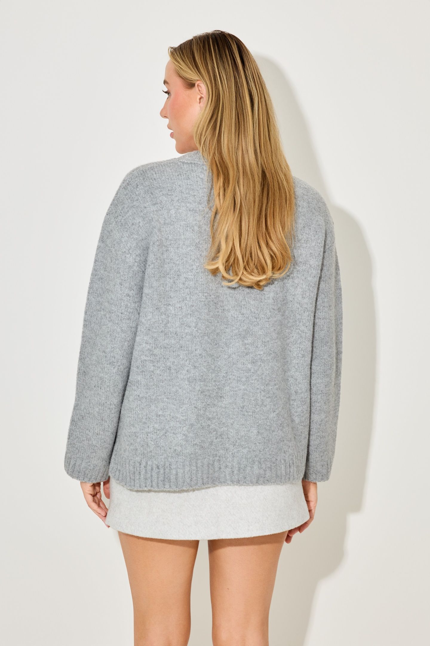 KNITTED JUMPER GREY 2
