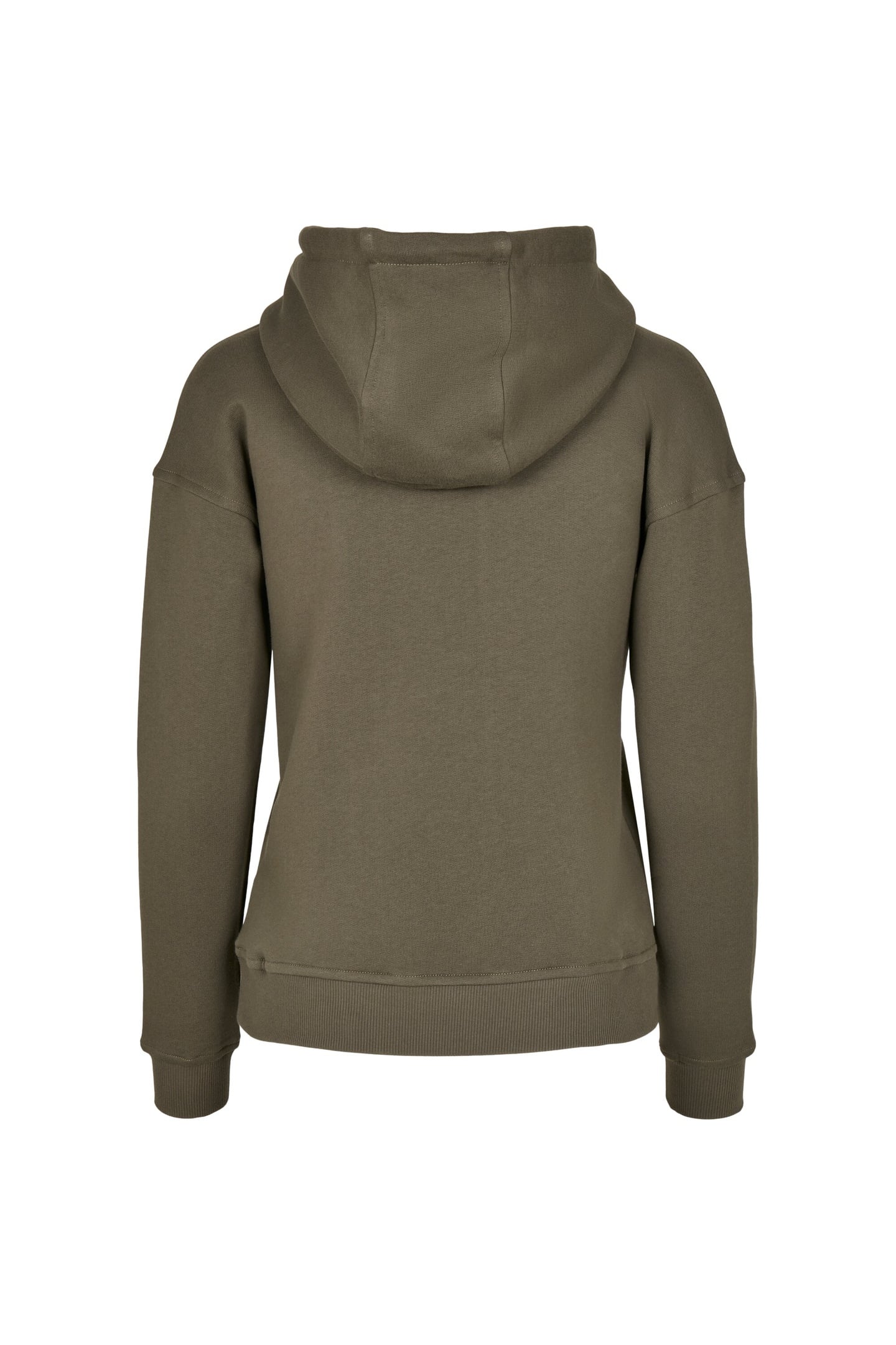 LADIES ESSENTIALS HOODY OLIVE 5